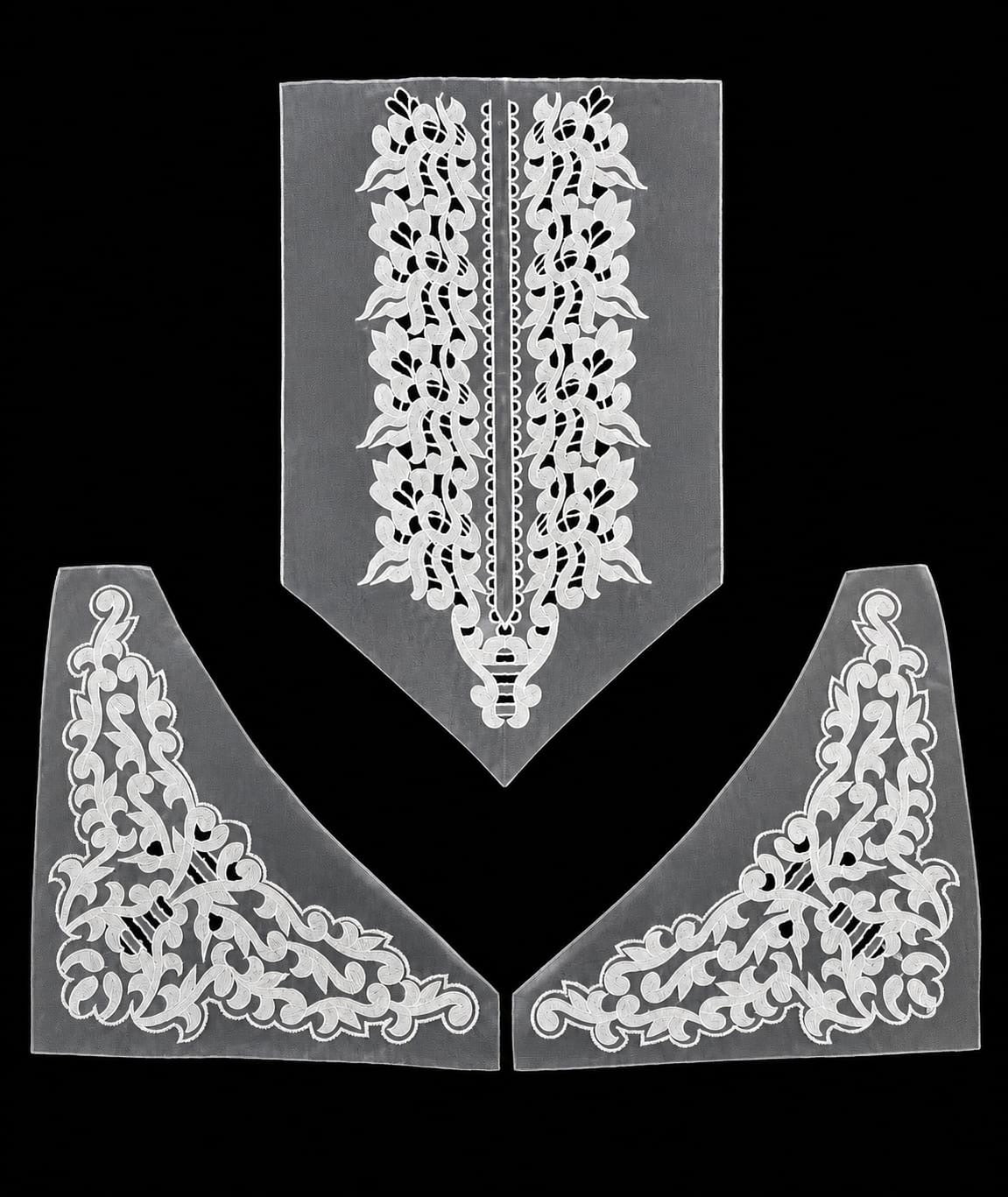🎀 3D Designer Neckline & Daman Patch  - ( N007 )
