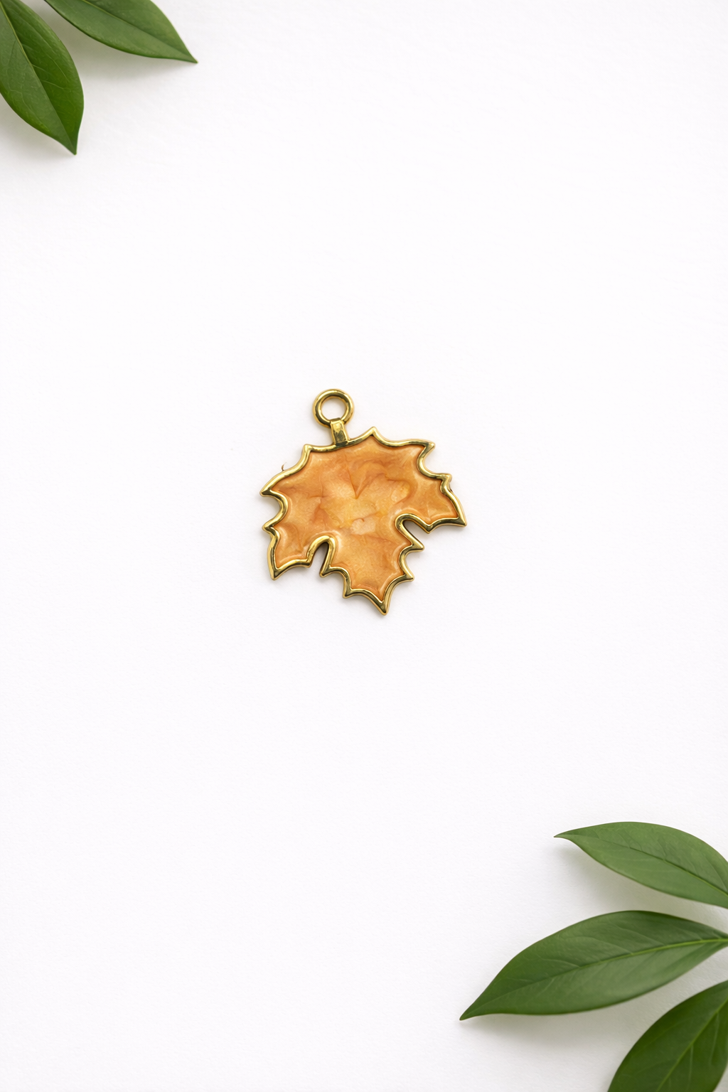 Modern Leaf Shape Stylish Button - ( B007 )