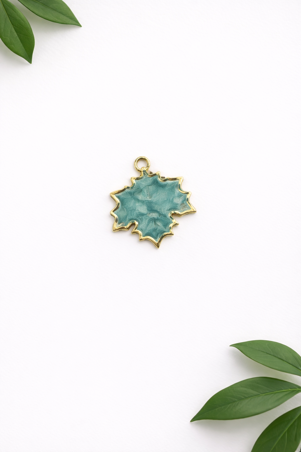 Modern Leaf Shape Stylish Button - ( B007 )