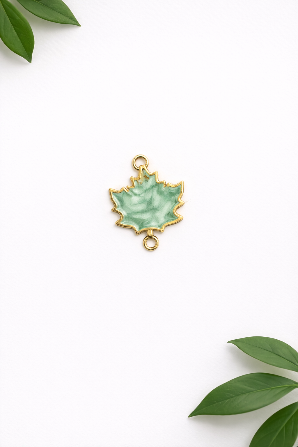 Modern Leaf Shape Stylish Button - ( B007 )