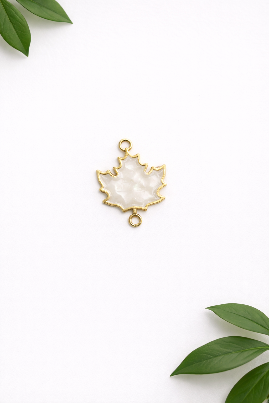 Modern Leaf Shape Stylish Button - ( B007 )