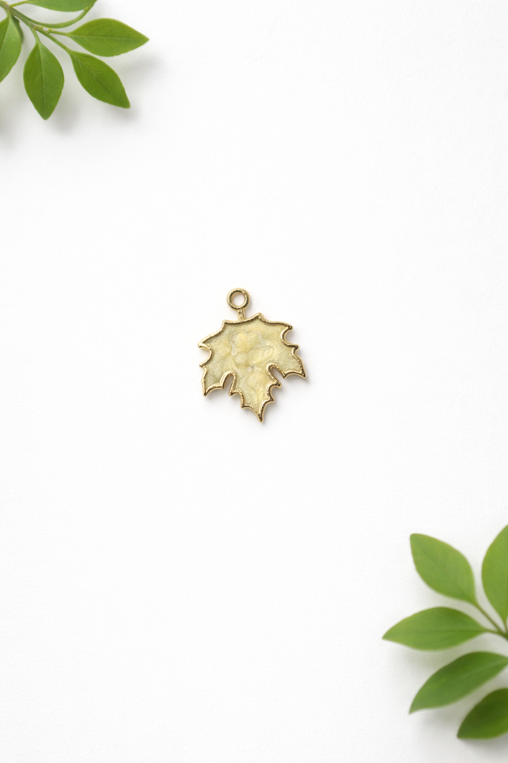 Modern Leaf Shape Stylish Button - ( B007 )