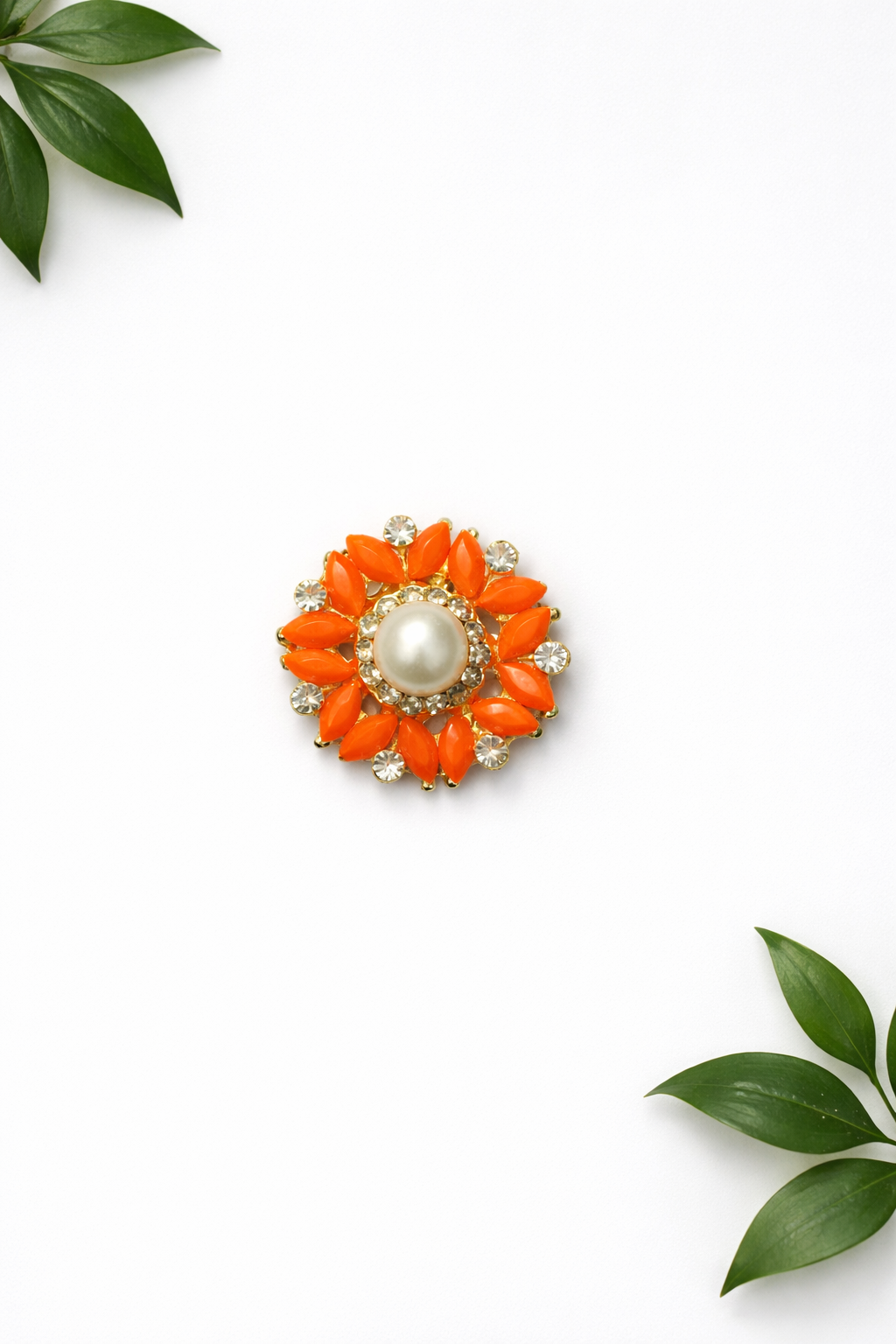 Modern Fancy + Pearl Button - ( B009 )