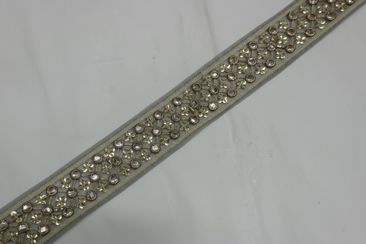 Indian Zarri Border Lace - ( L022 )