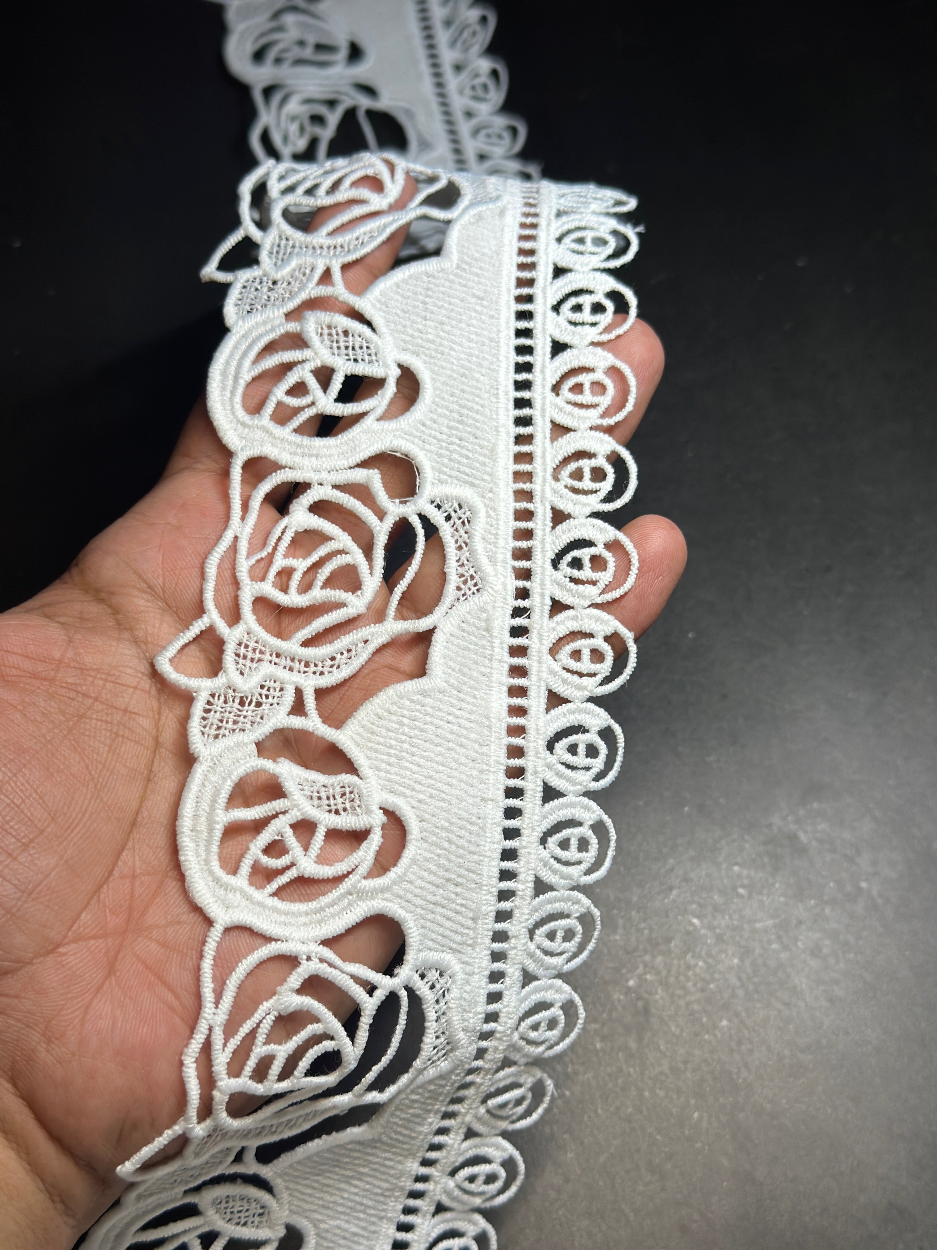 Milky Designer Lace - ( L034 )