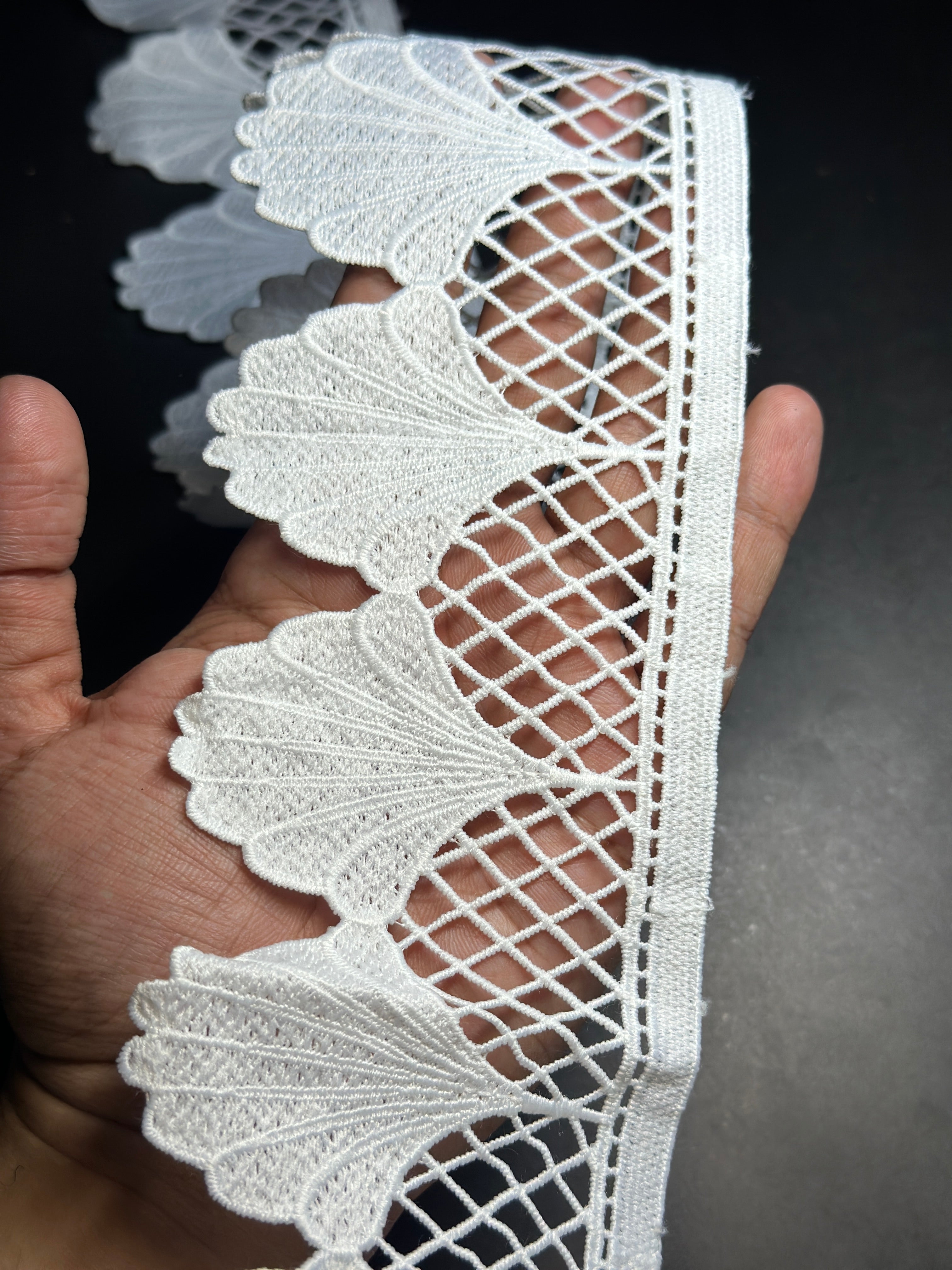 Milky Designer Lace - ( L049 )