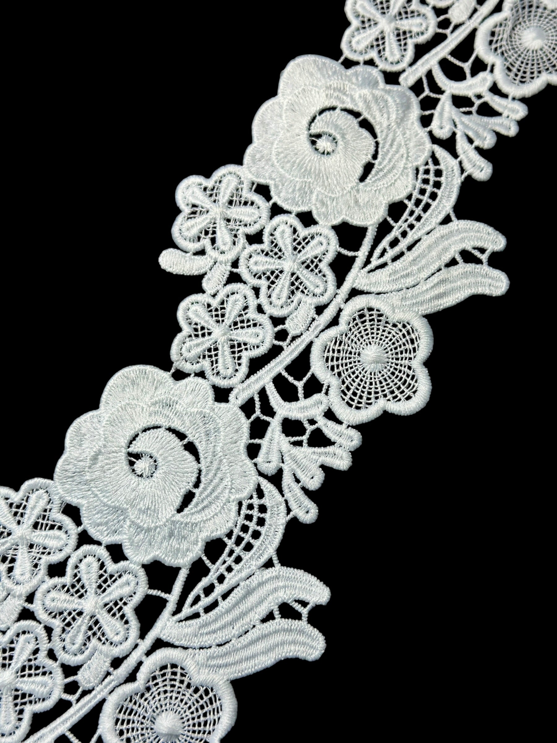Designer 3D Milky Lace - ( L137 )