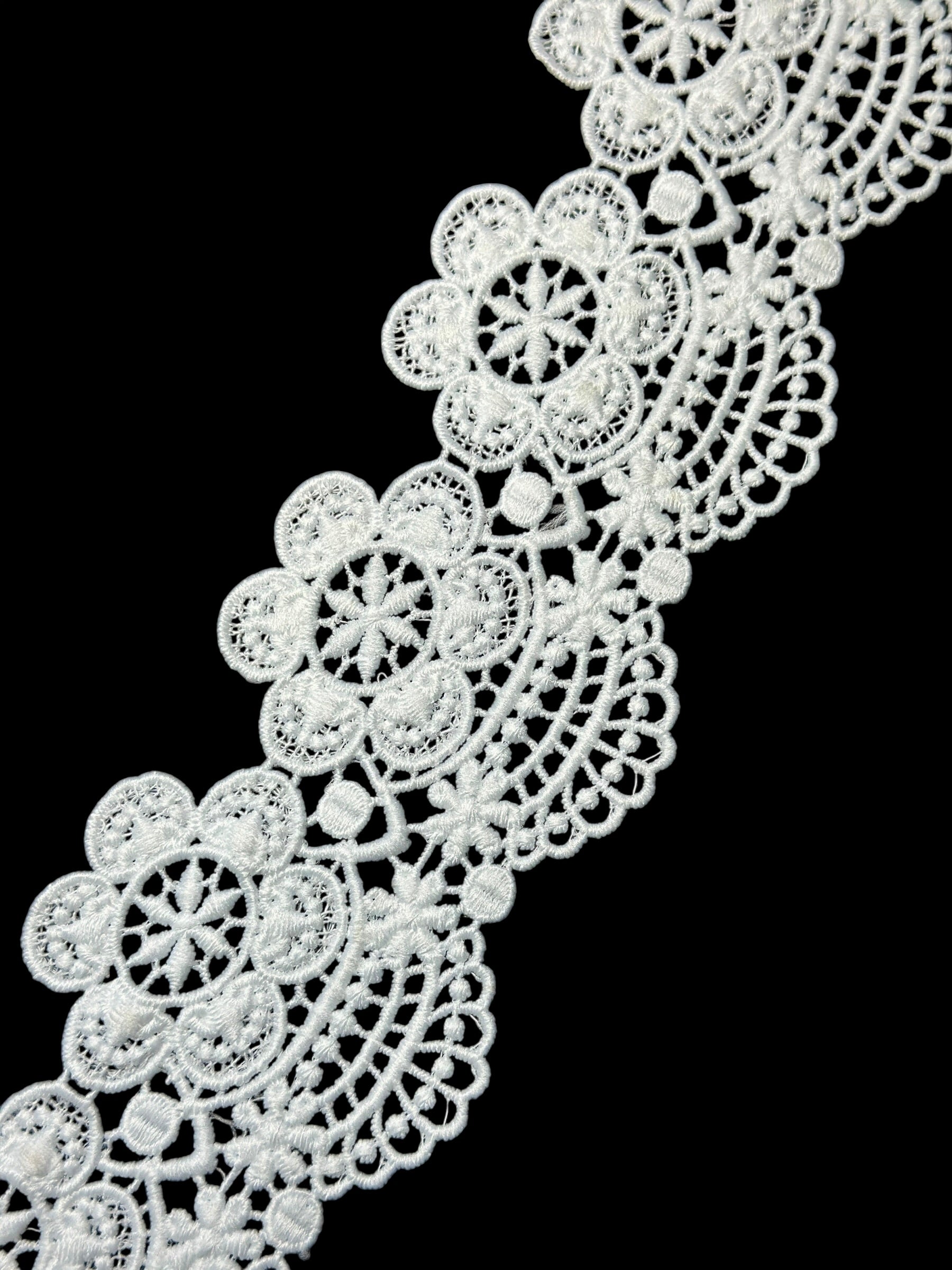 Designer 3D Milky Lace - ( L138 )
