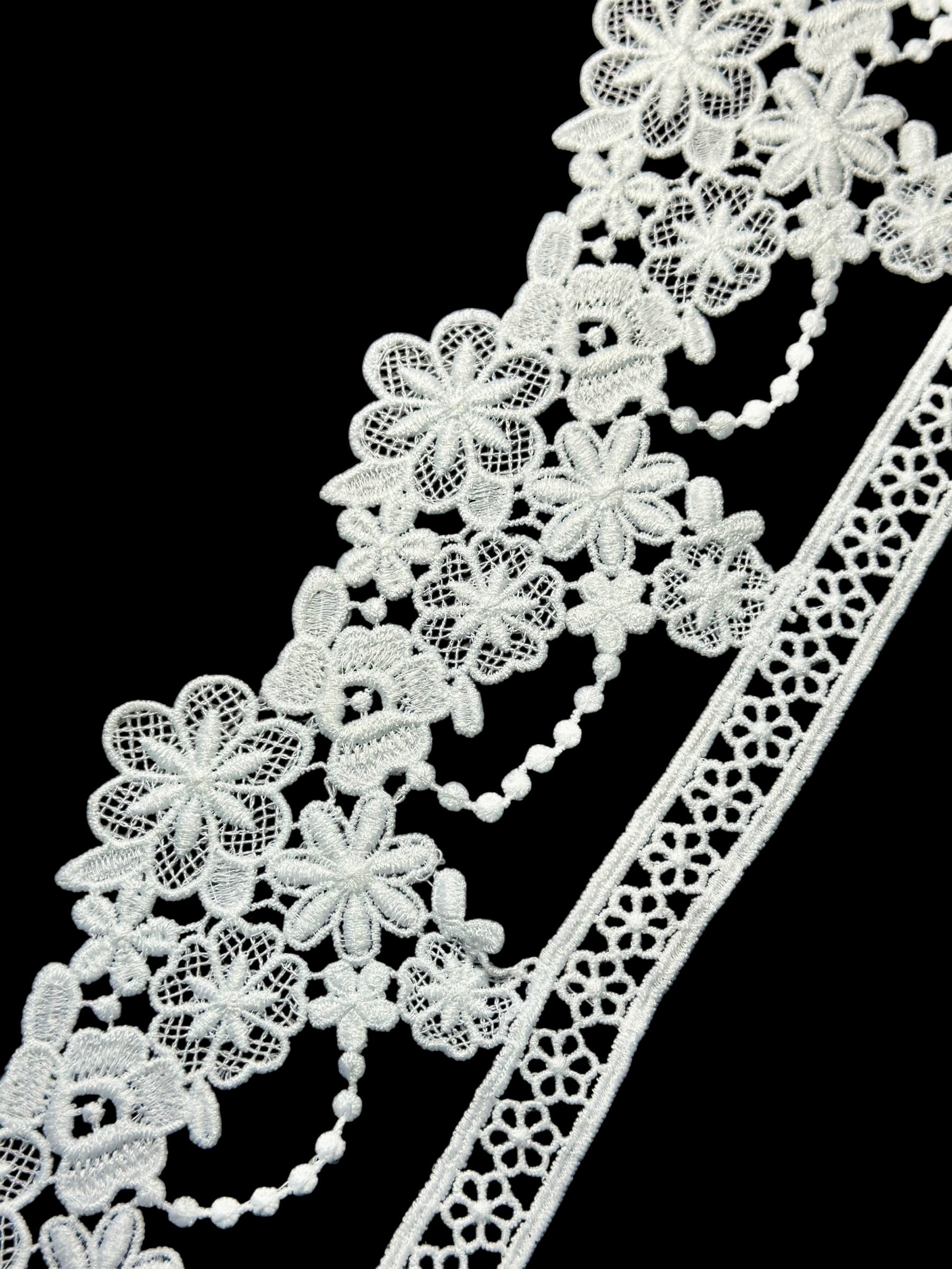 Designer 3D Milky Lace - ( L151 )