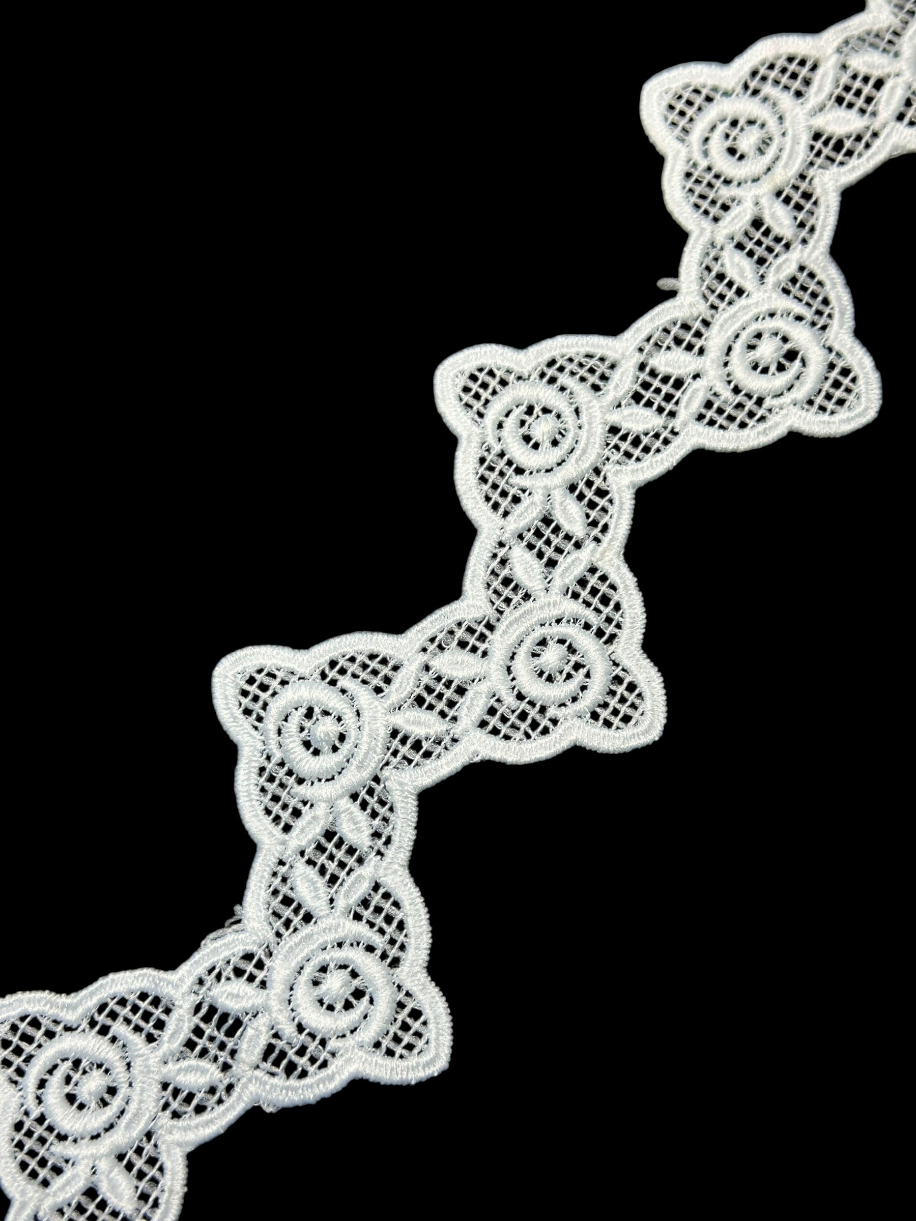 Designer 3D Milky Lace - ( L153 )