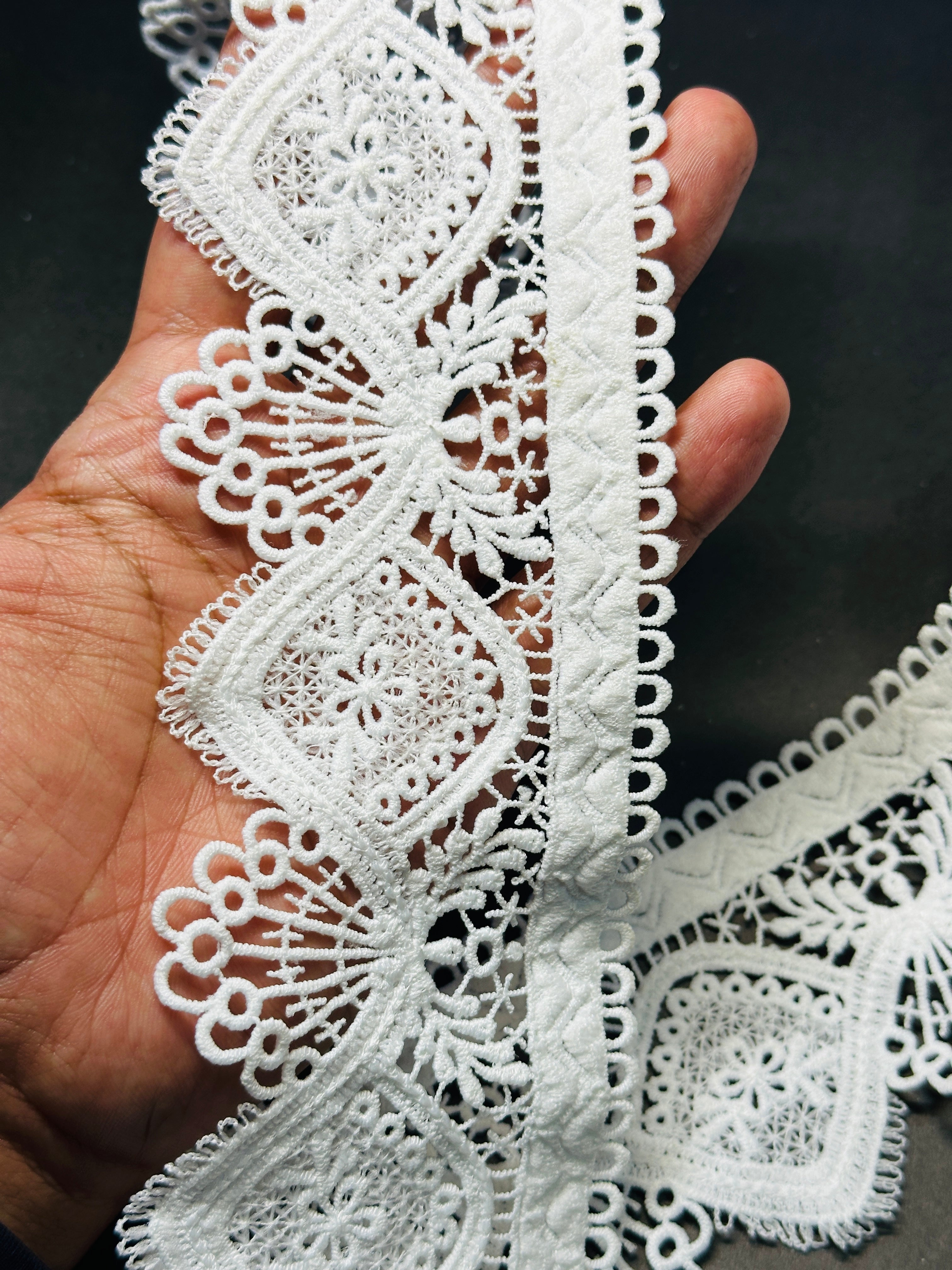 Designer Milky Lace - ( L163 )