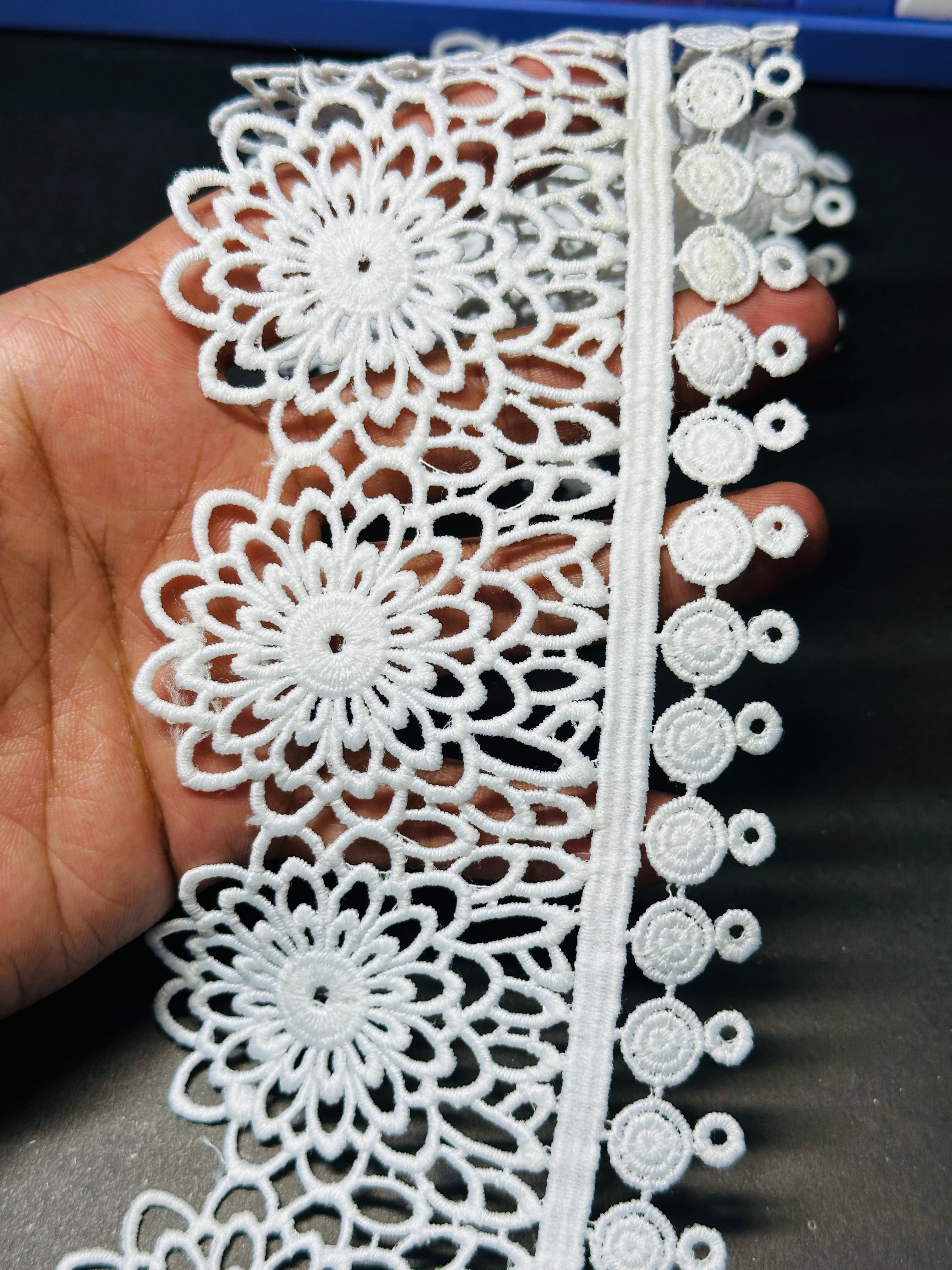 Designer Milky Lace - ( L166 )