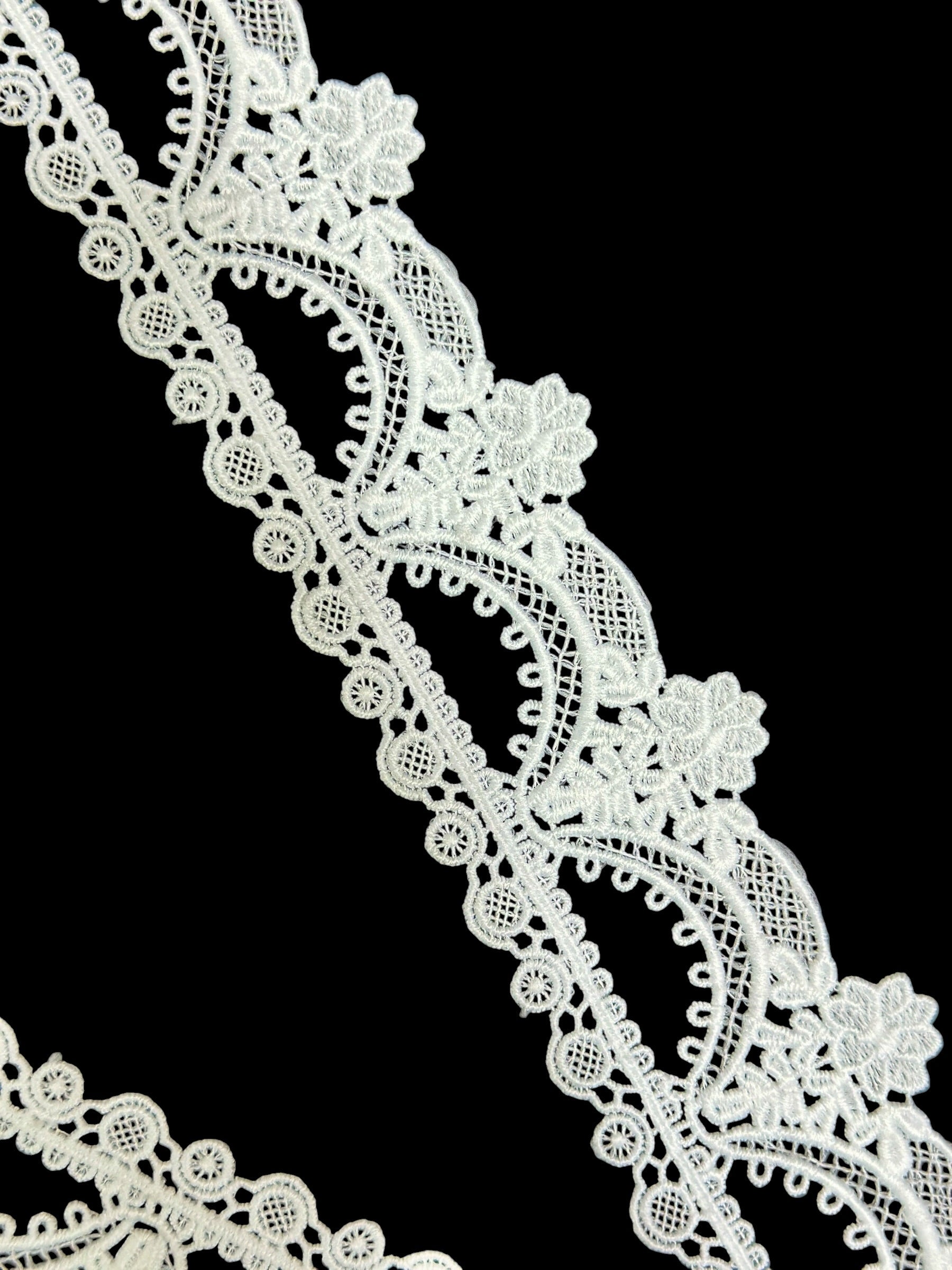 Designer 3D Milky Lace - ( L240 )