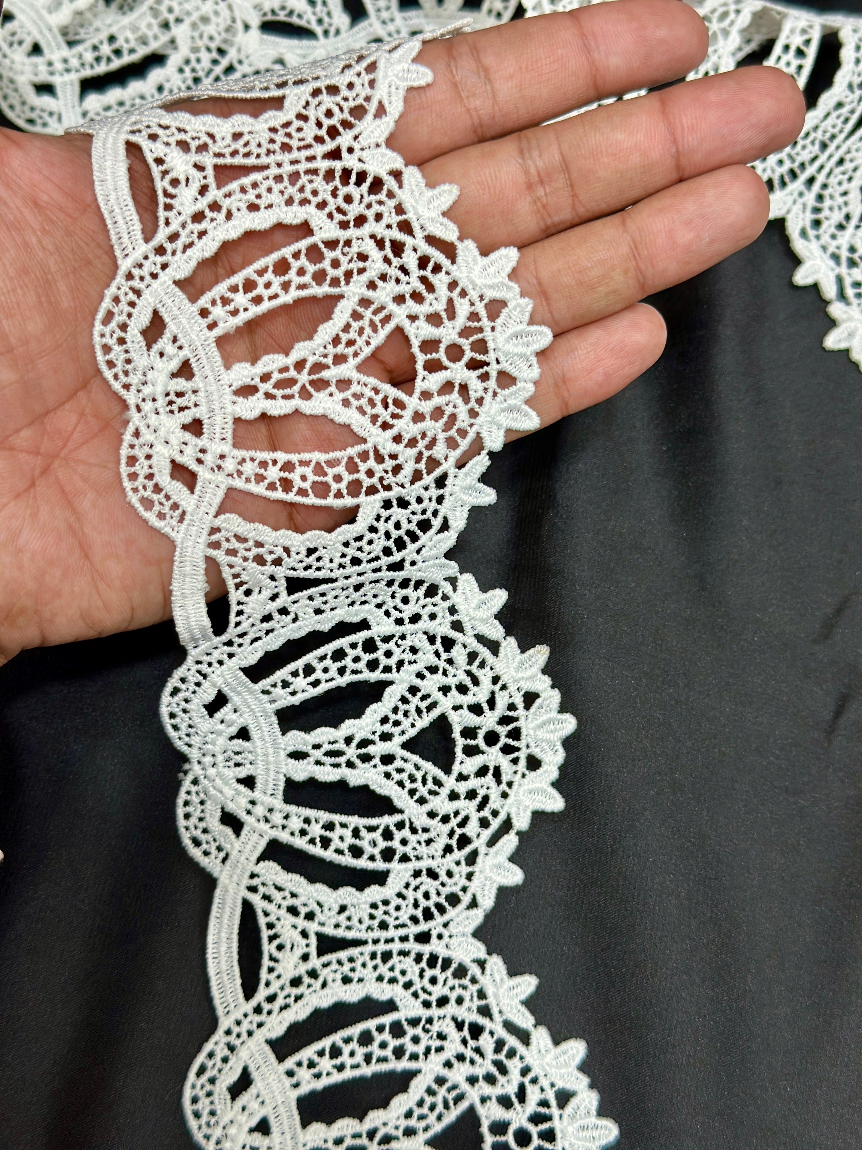 Designer 3D Milky Lace - ( L247 )