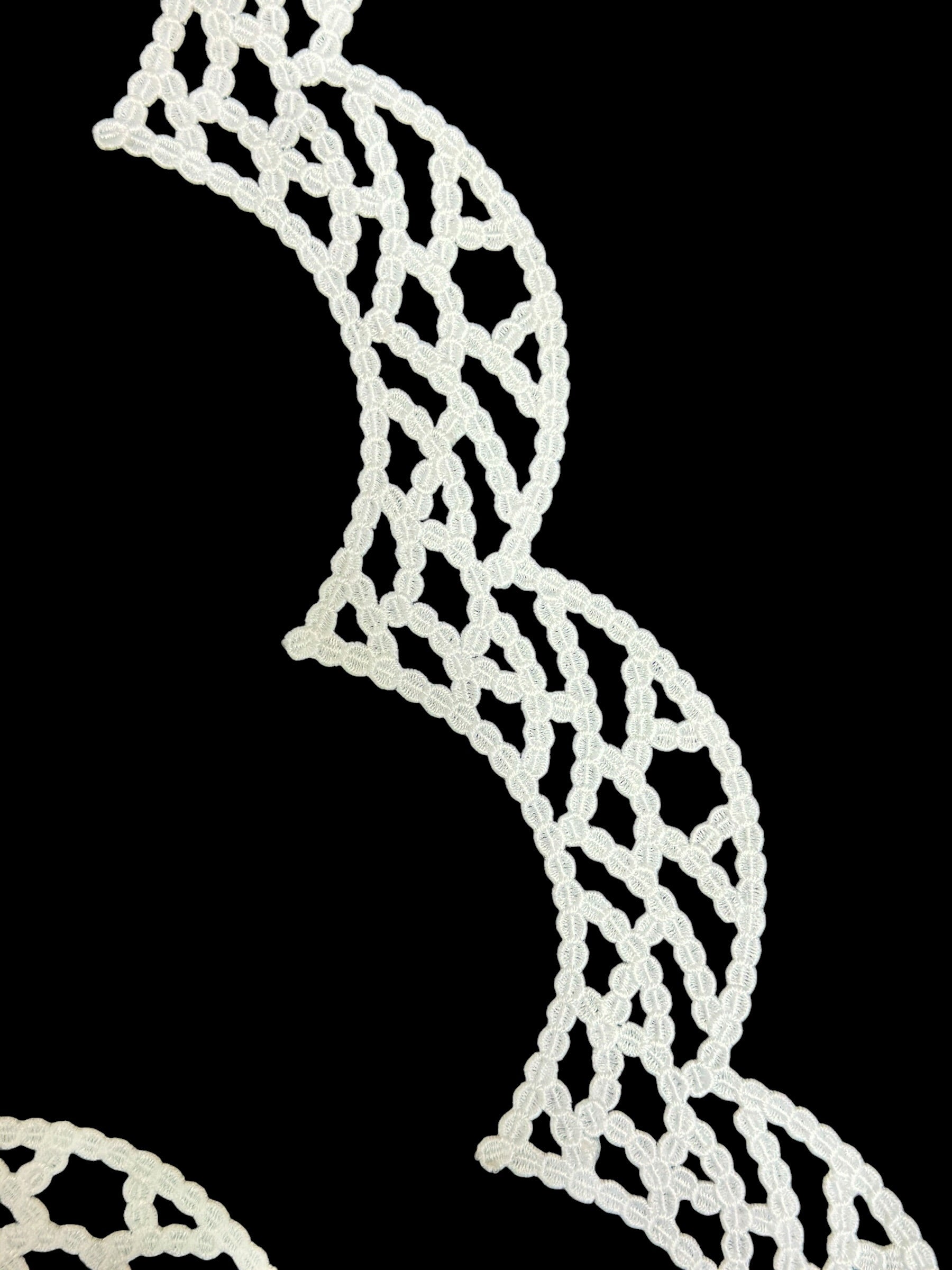 Designer 3D Milky Lace - ( L249 )