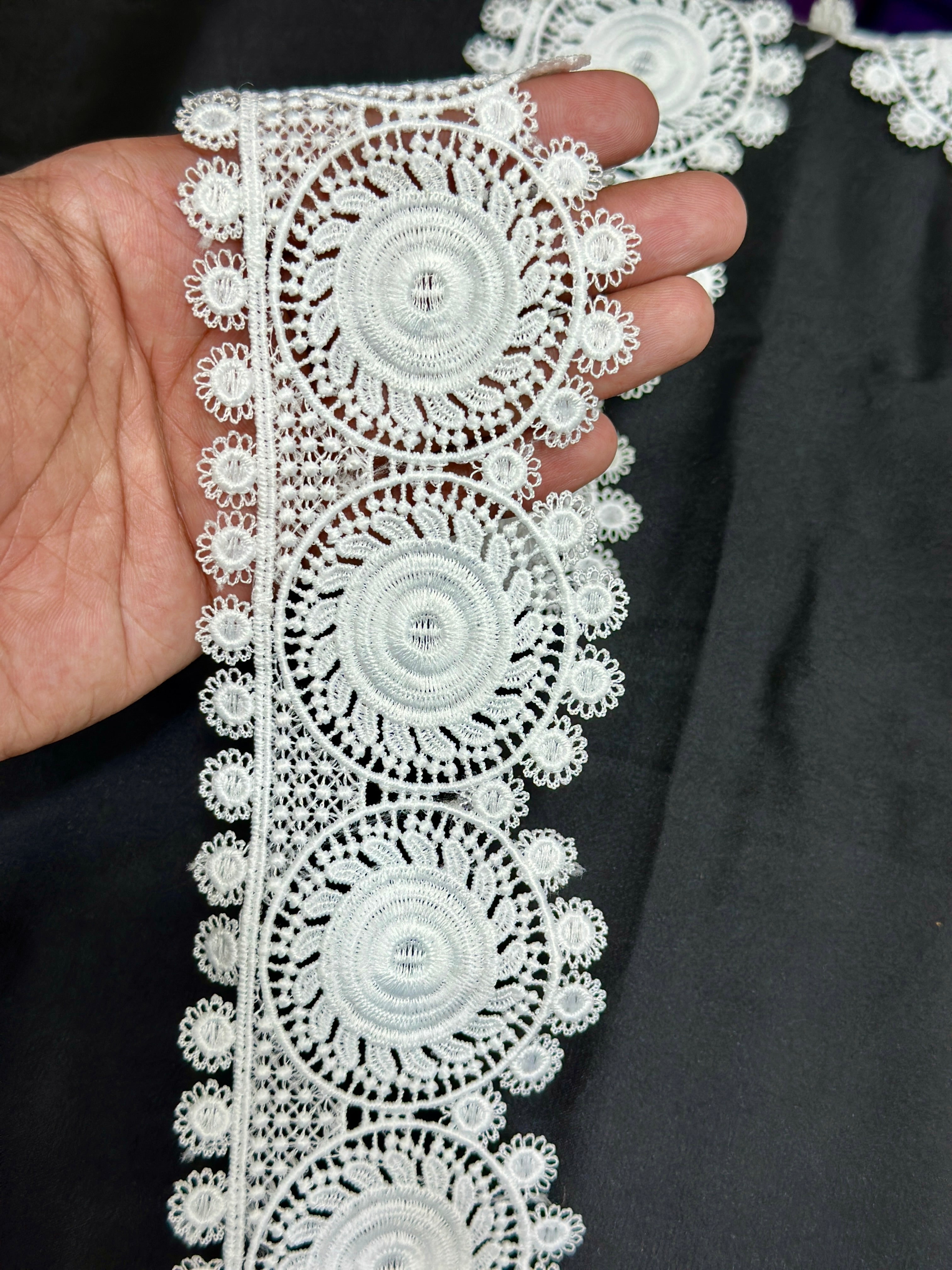 Designer 3D Milky Lace - ( L250 )