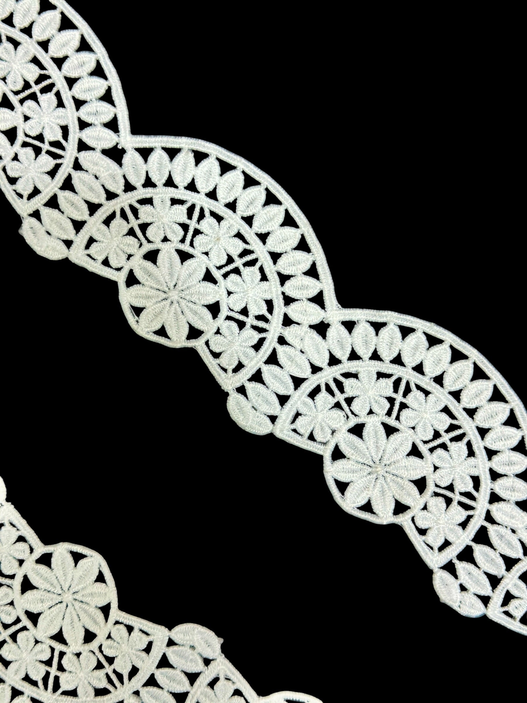 Designer 3D Milky Lace - ( L251 )