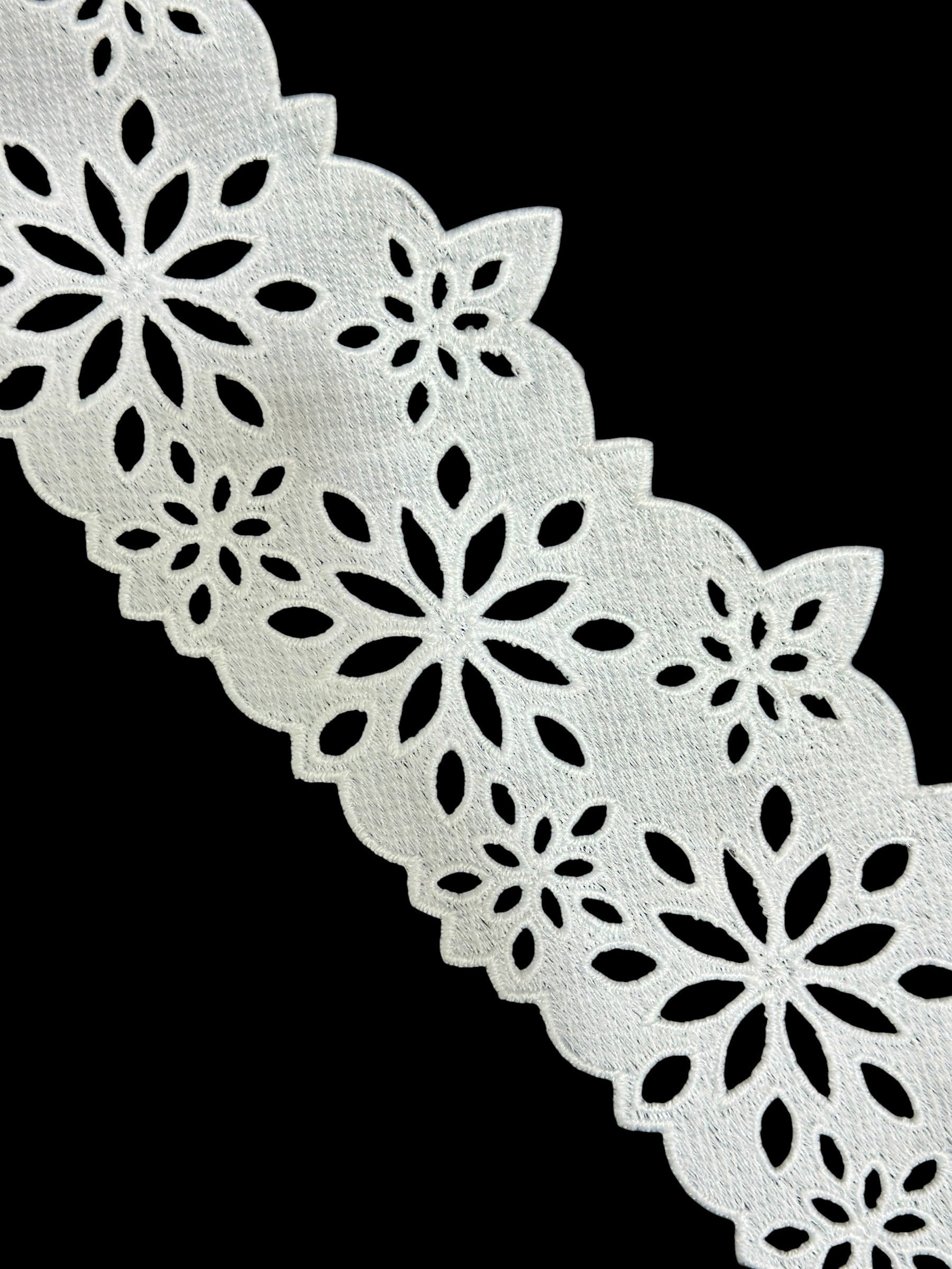 Designer 3D Milky Lace - ( L252 )