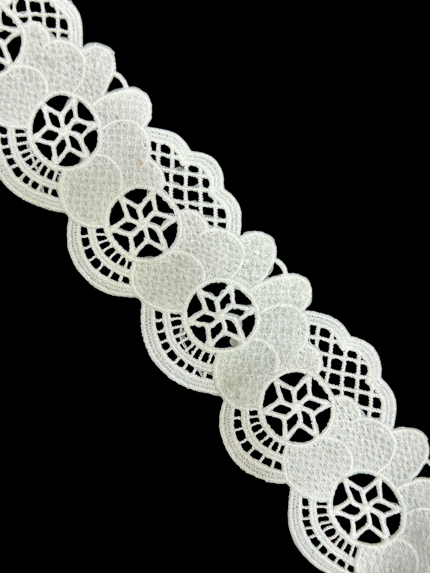 Designer 3D Milky Lace - ( L254 )