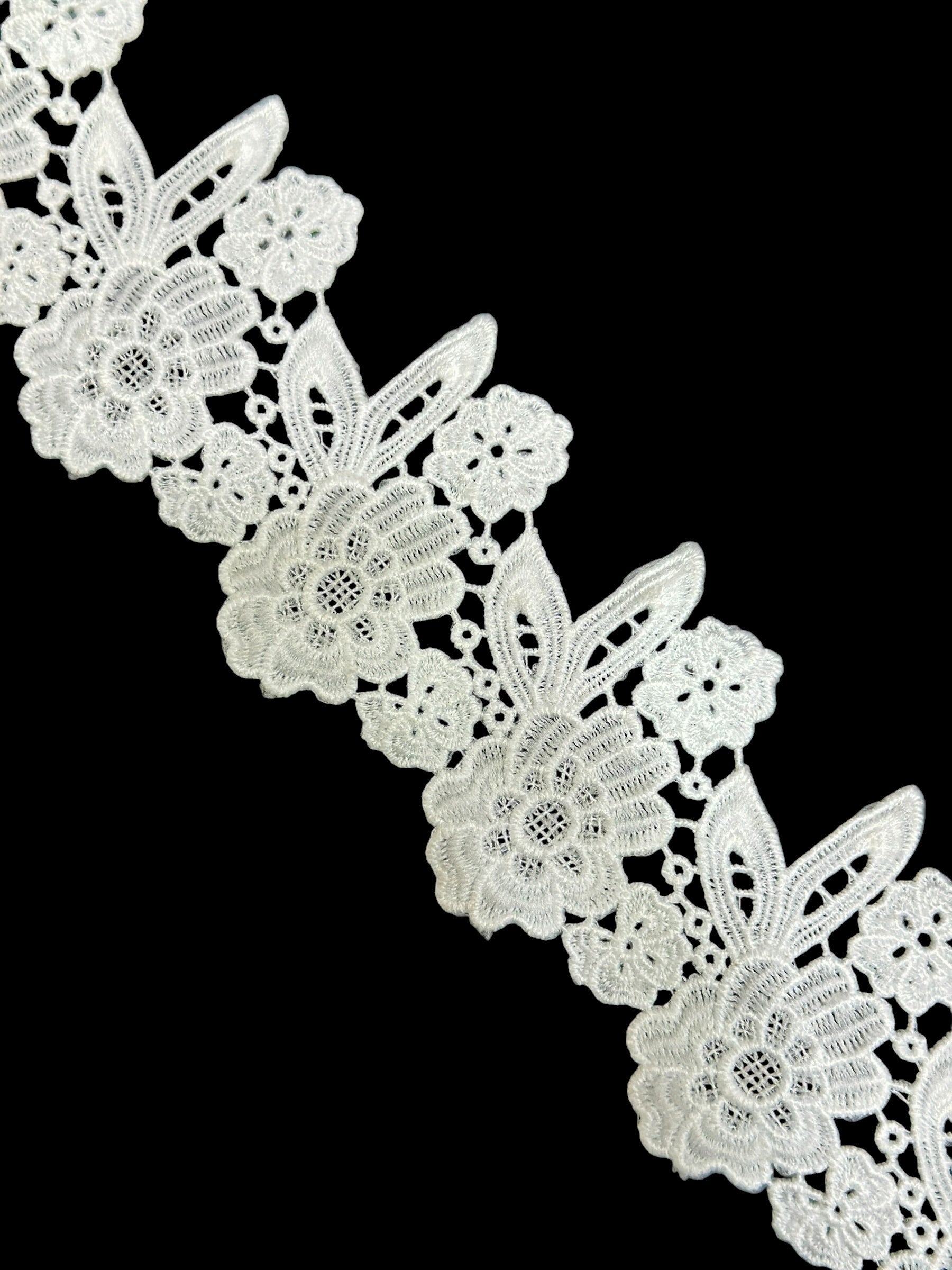 Designer 3D Milky Lace - ( L257 )