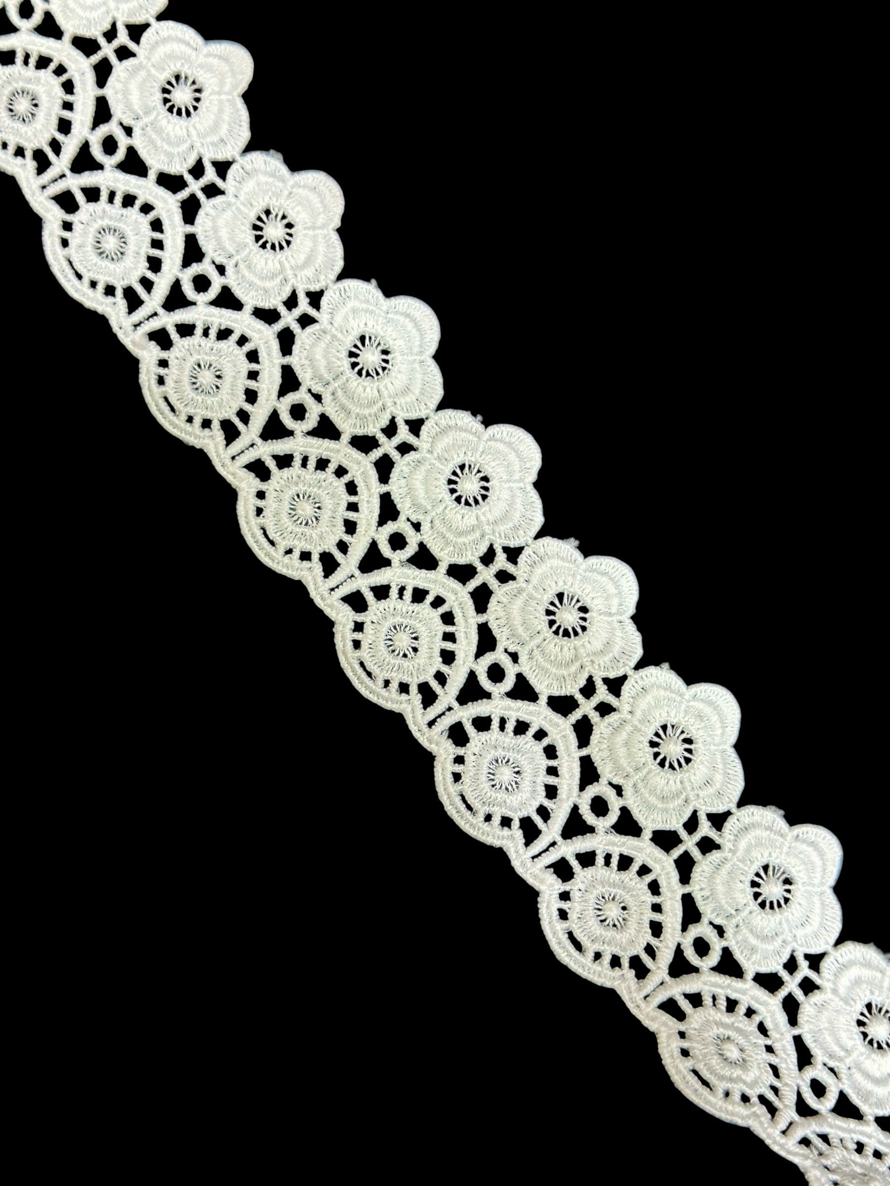 Designer 3D Milky Lace - ( L258 )