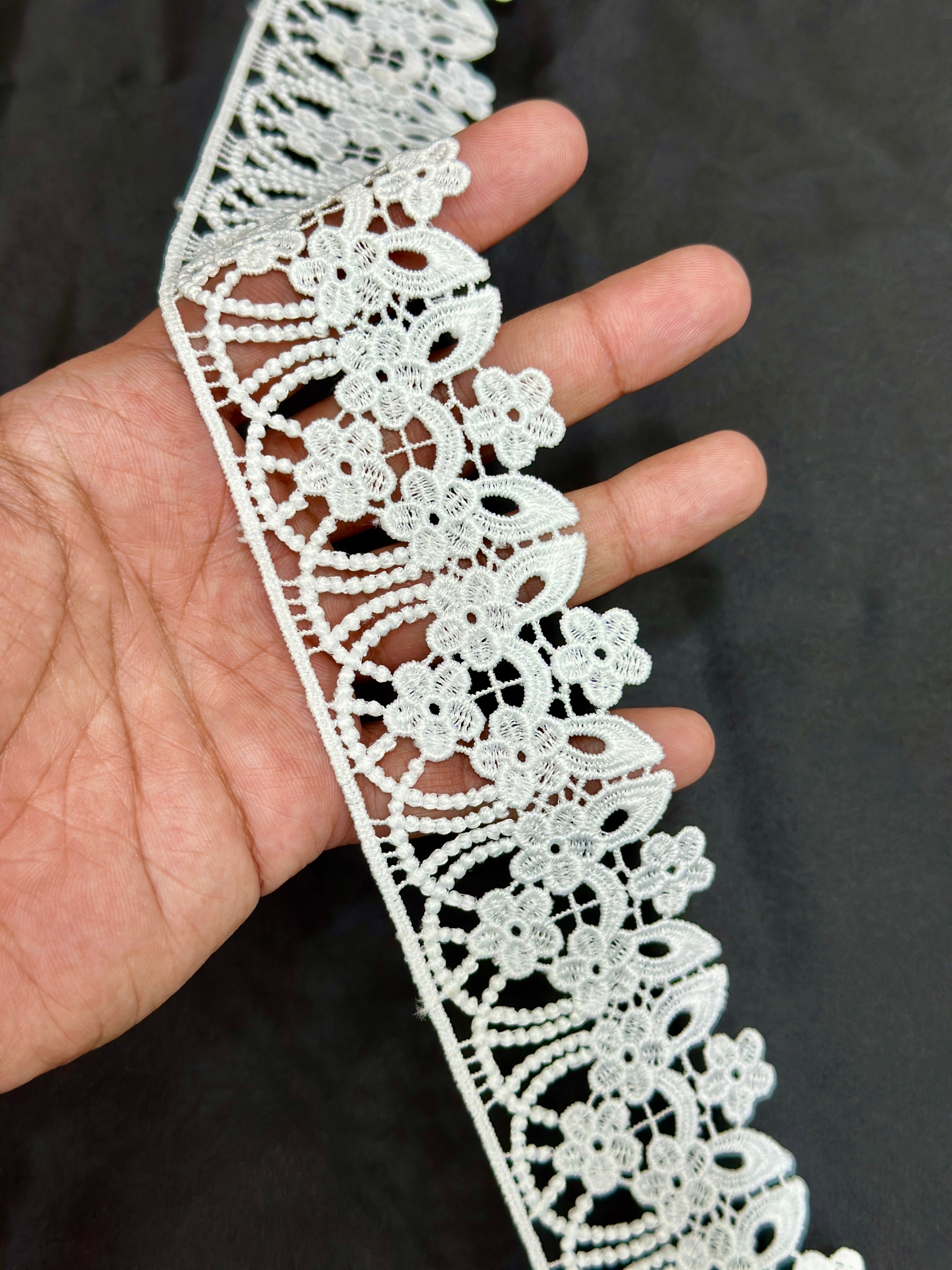 Designer 3D Milky Lace - ( L260 )