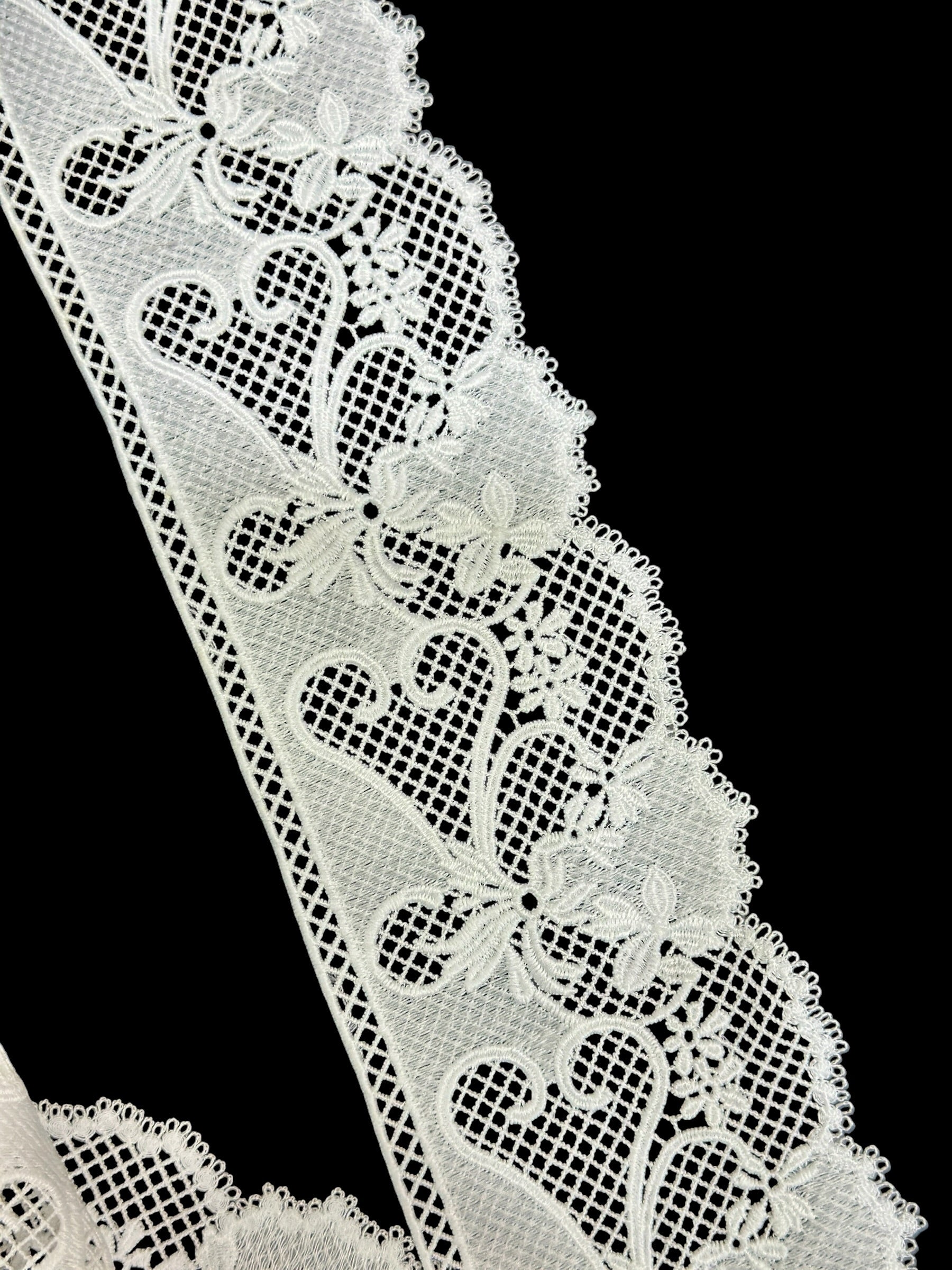 Designer 3D Milky Lace - ( L262 )