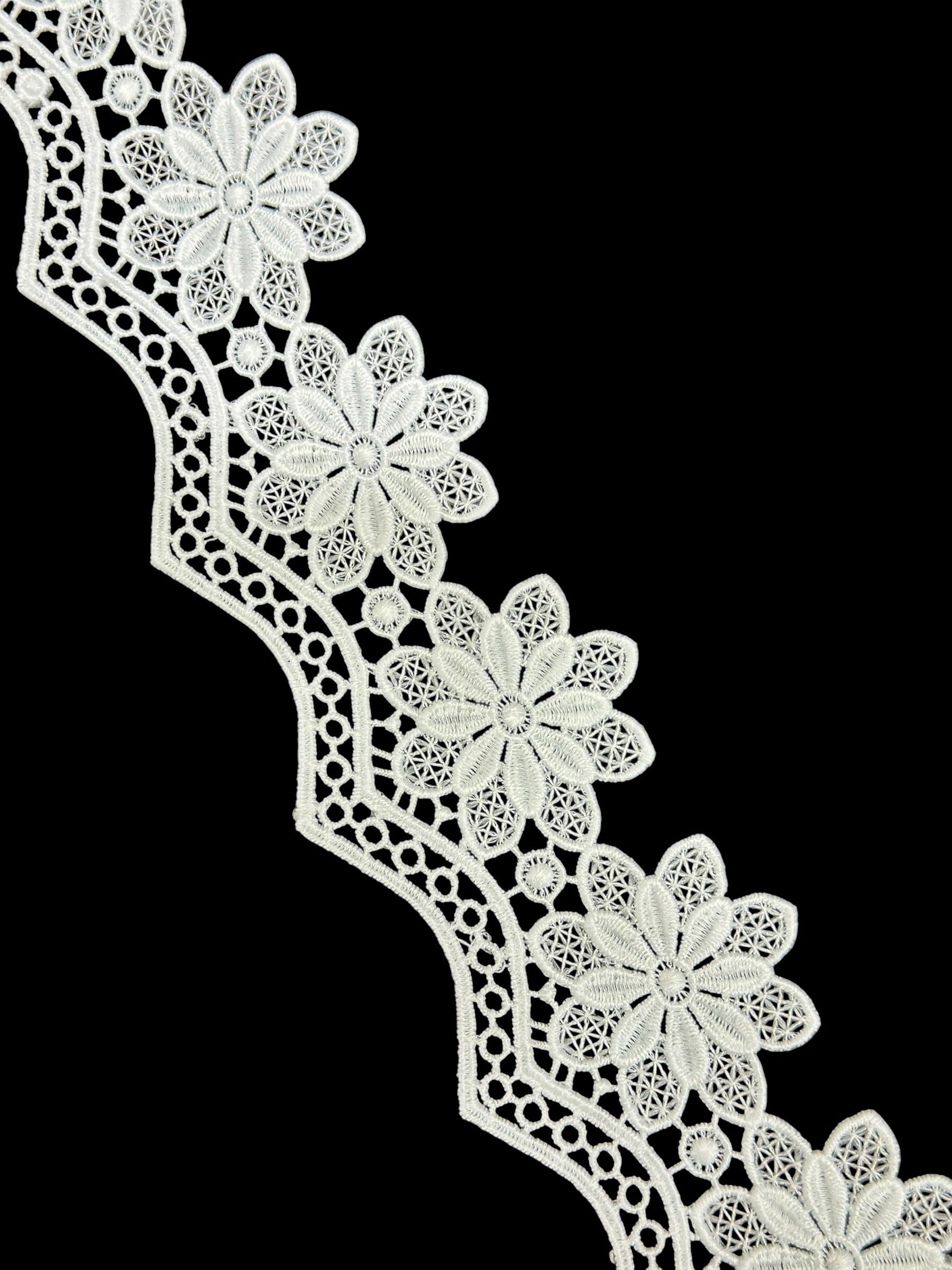 Designer 3D Milky Lace - ( L264 )