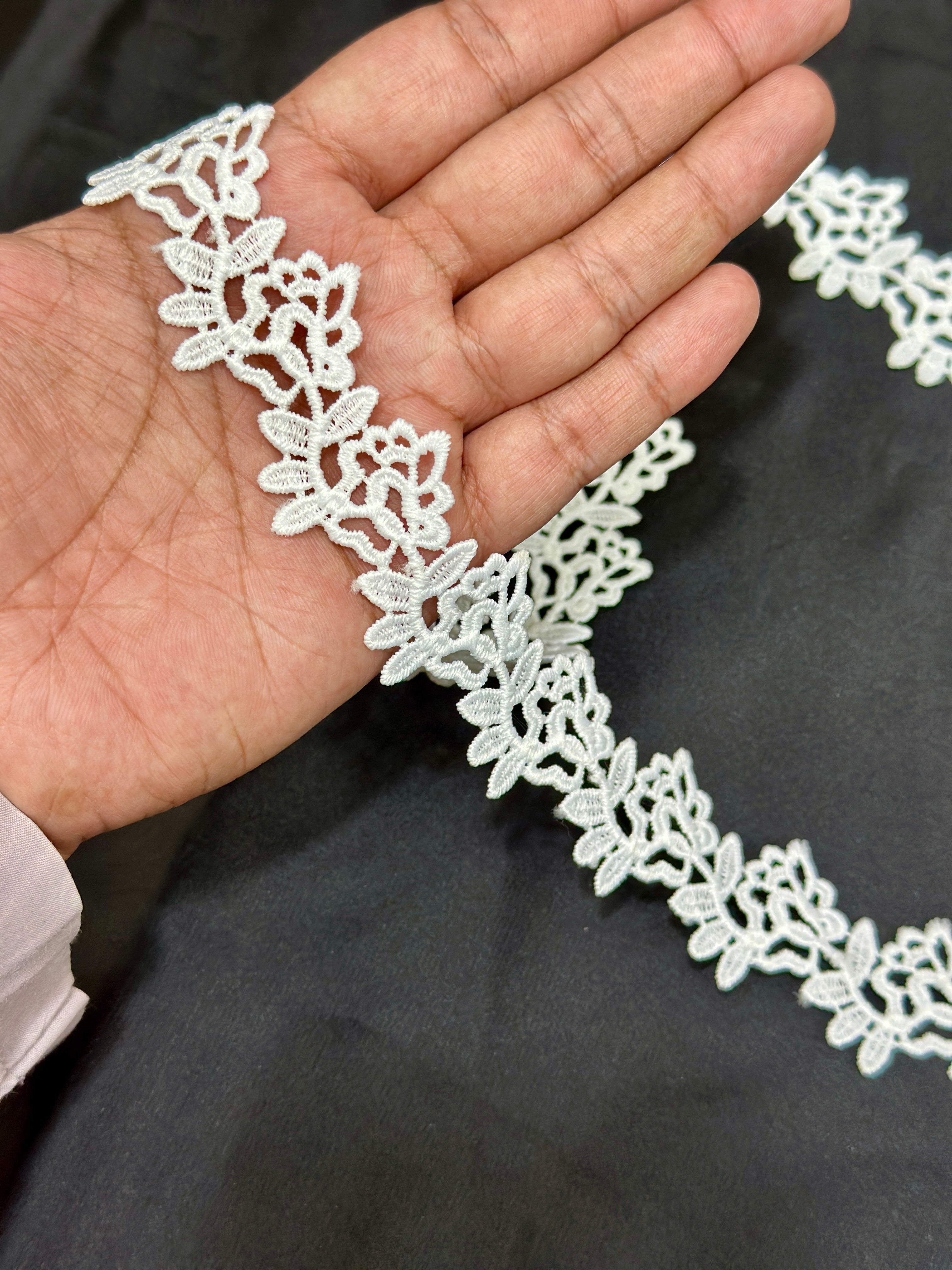 Designer 3D Milky Lace - ( L265 )