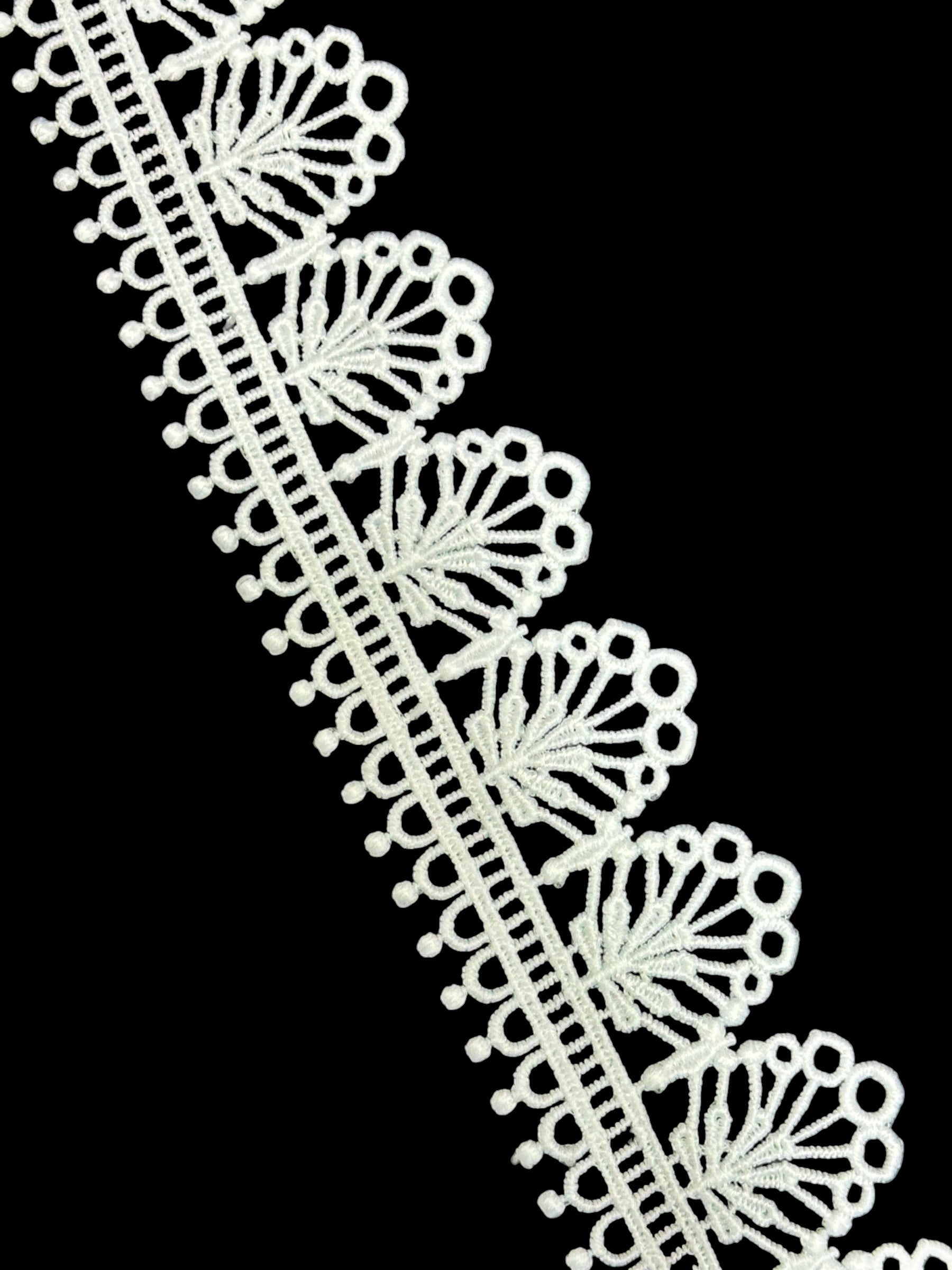 Milky Lace / Dupatta Size - ( L288 )