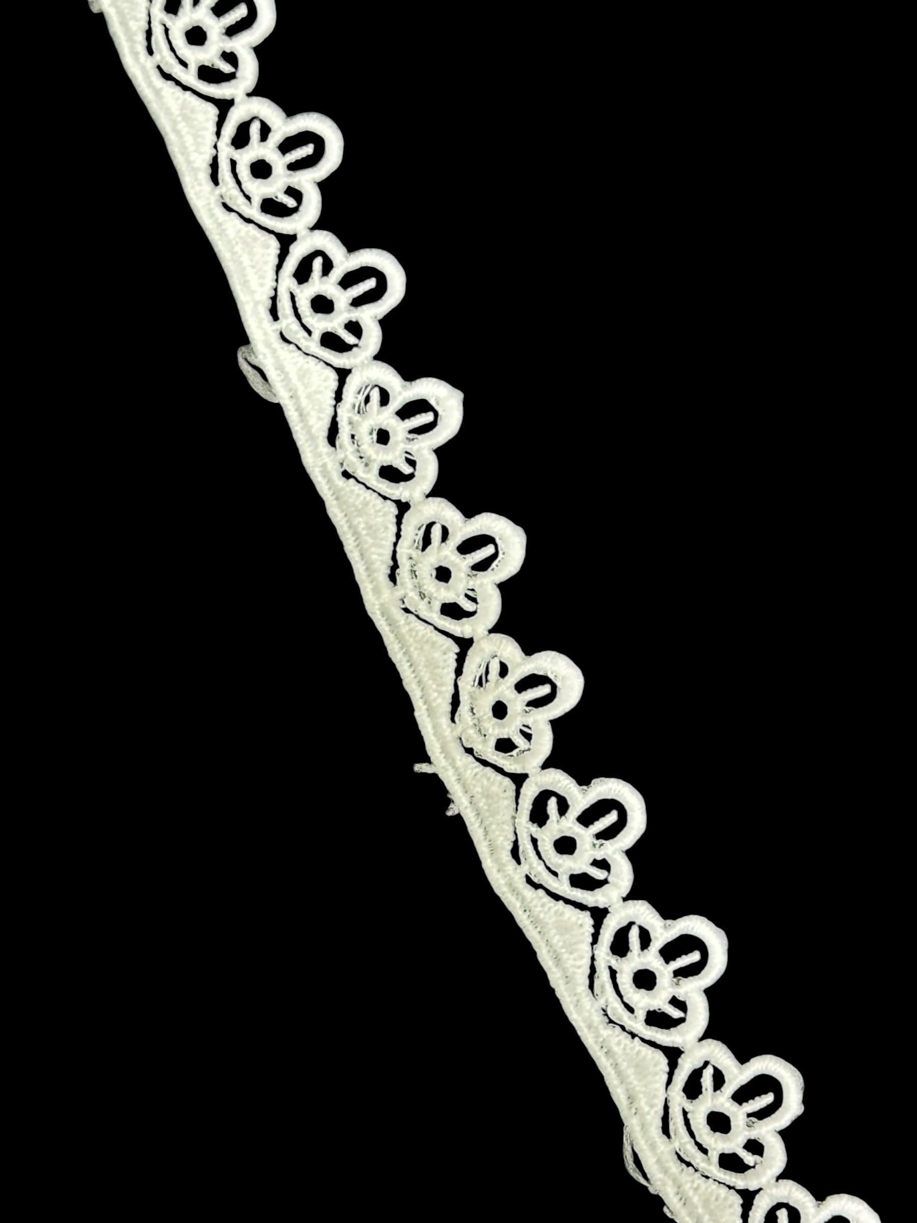 Milky Lace / Dupatta Size - ( L321 )