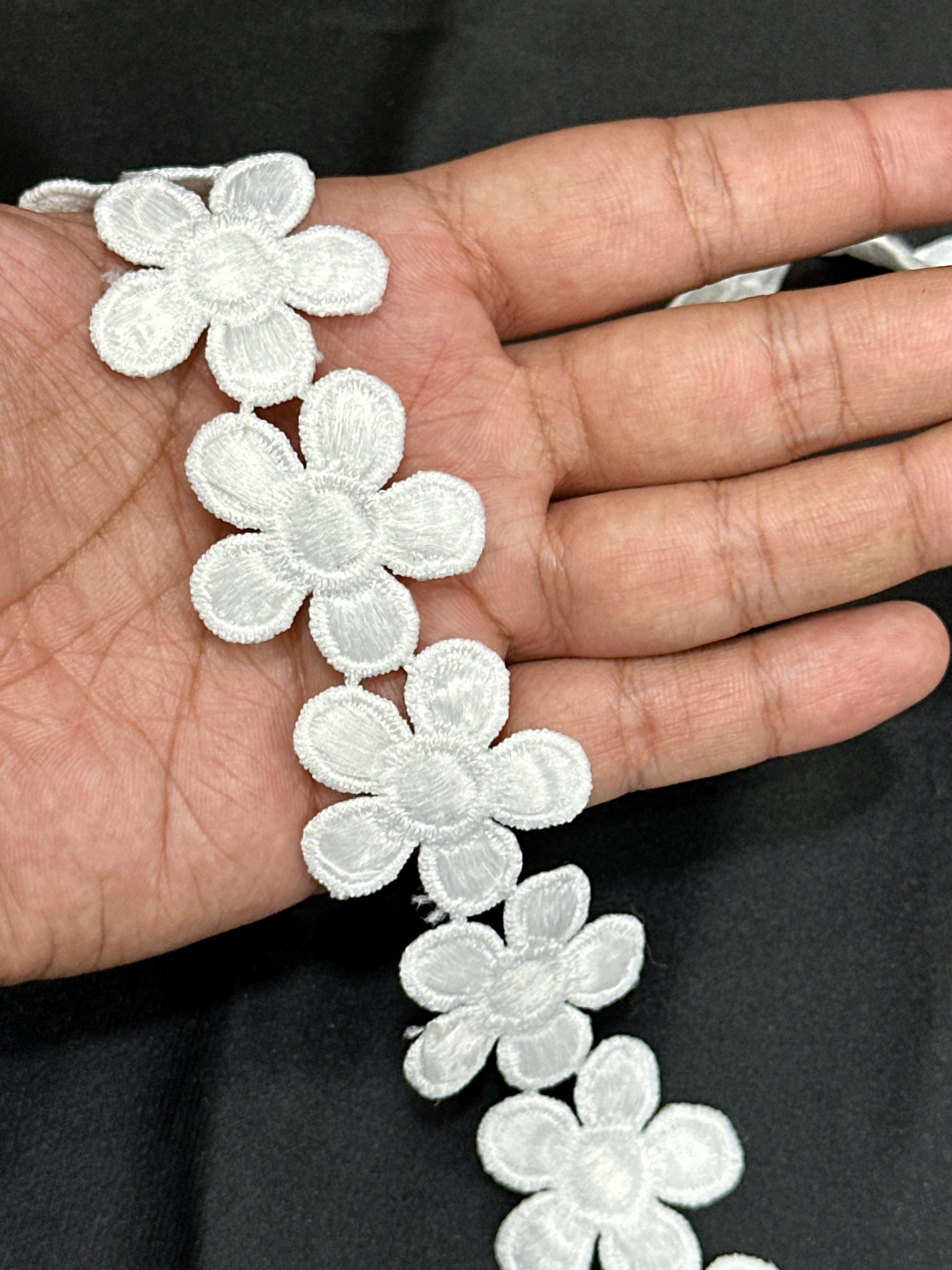 Designer 3D Milky Lace - ( L267 )