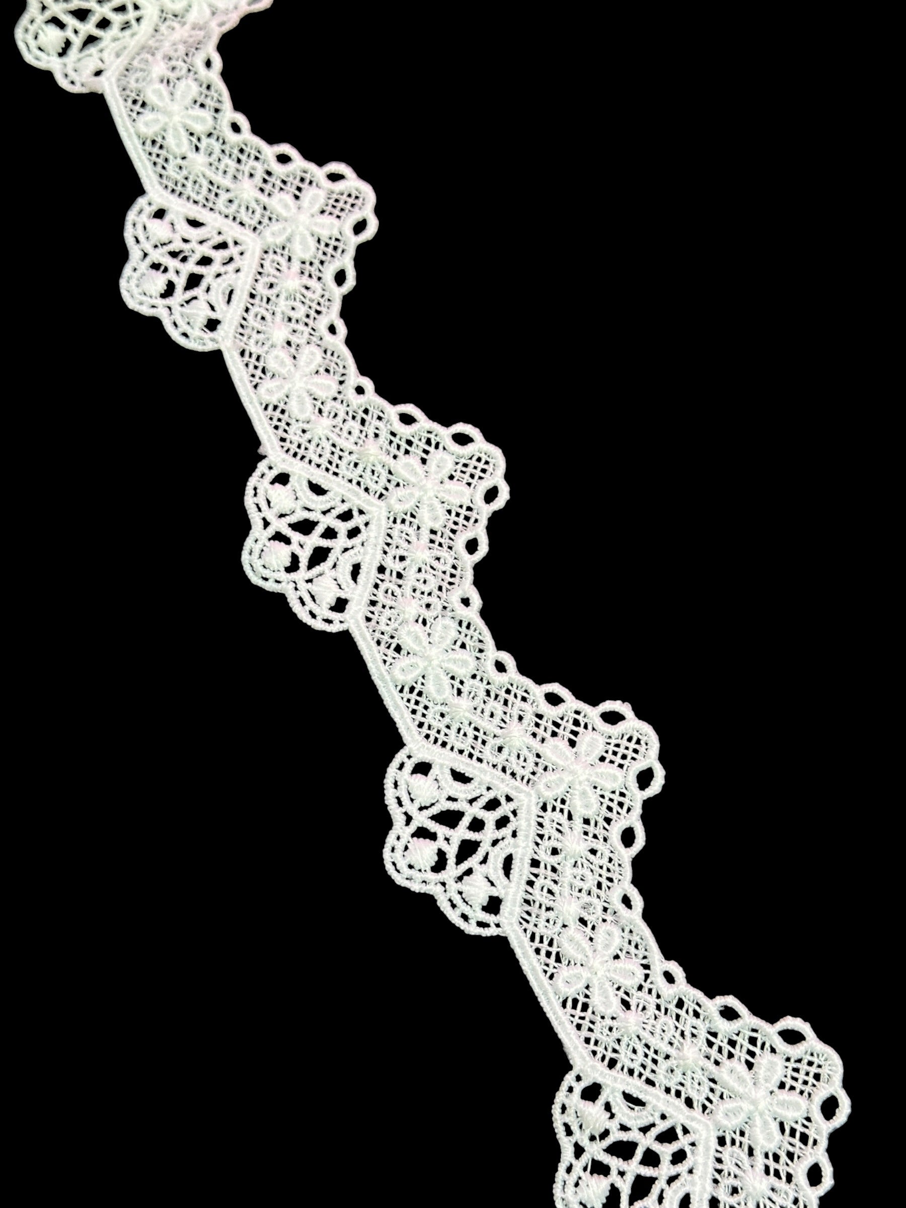 Designer 3D Milky Lace - ( L354 )