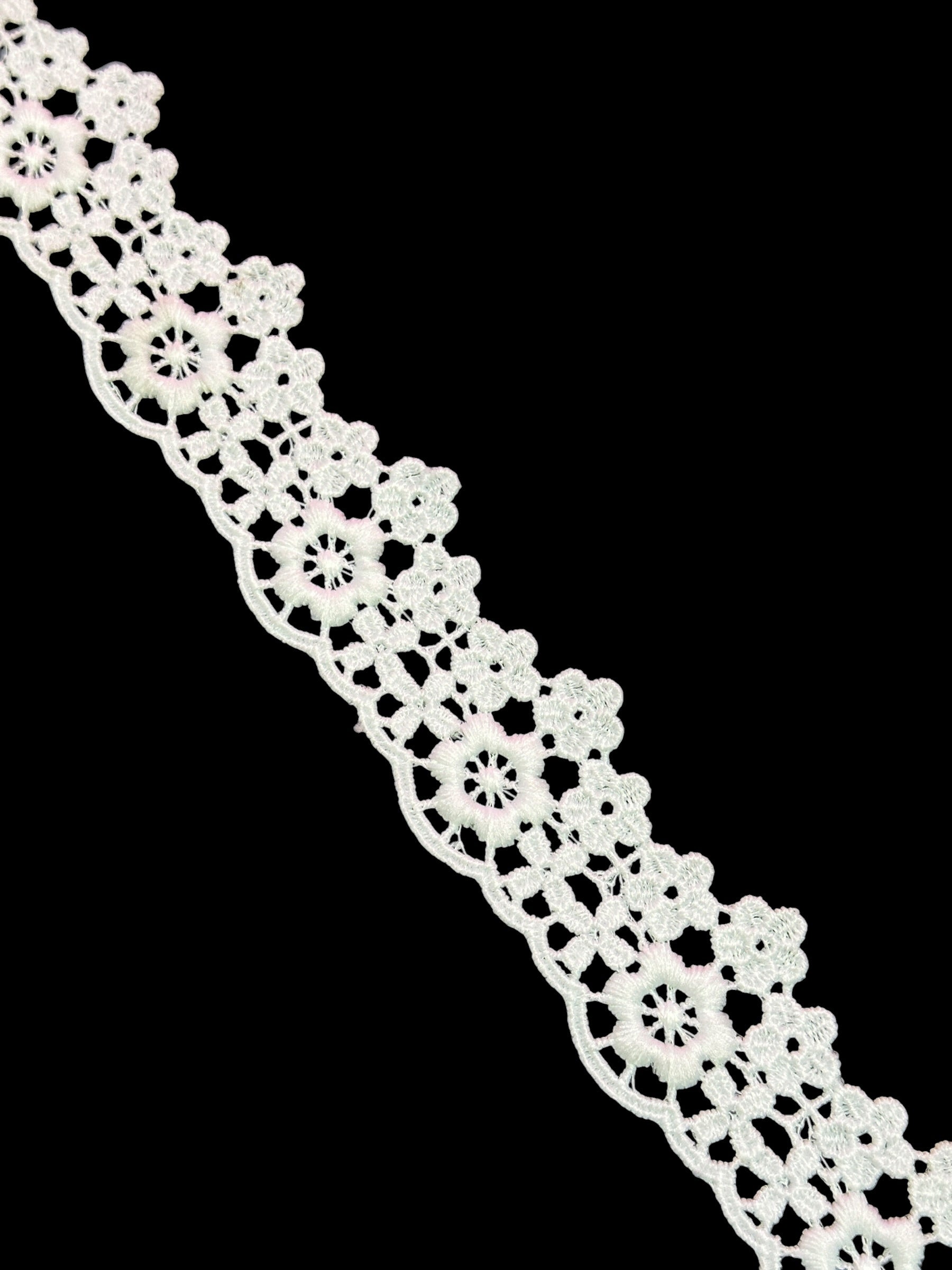 Designer 3D Milky Lace - ( L357 )