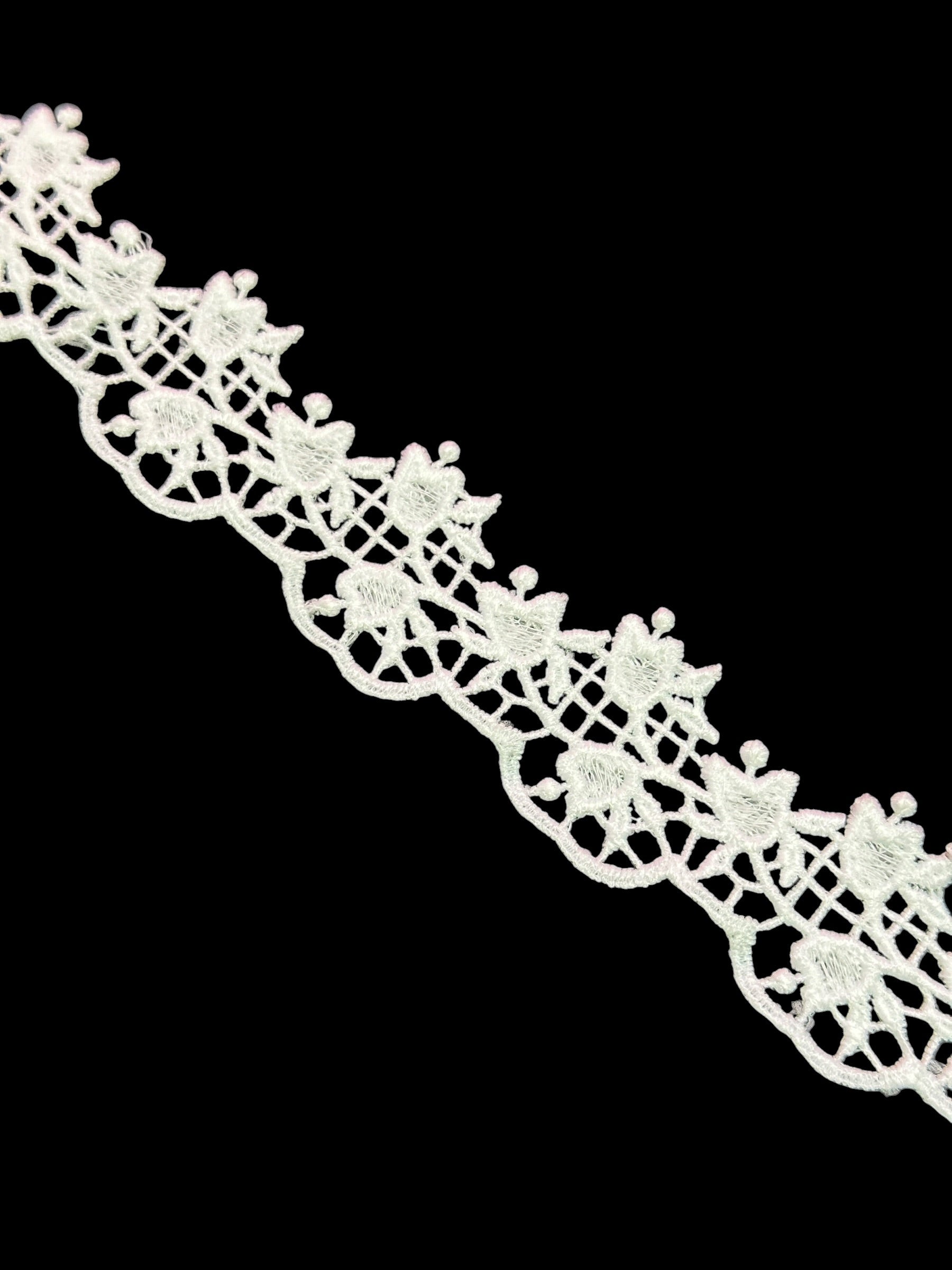 Designer 3D Milky Lace - ( L359 )