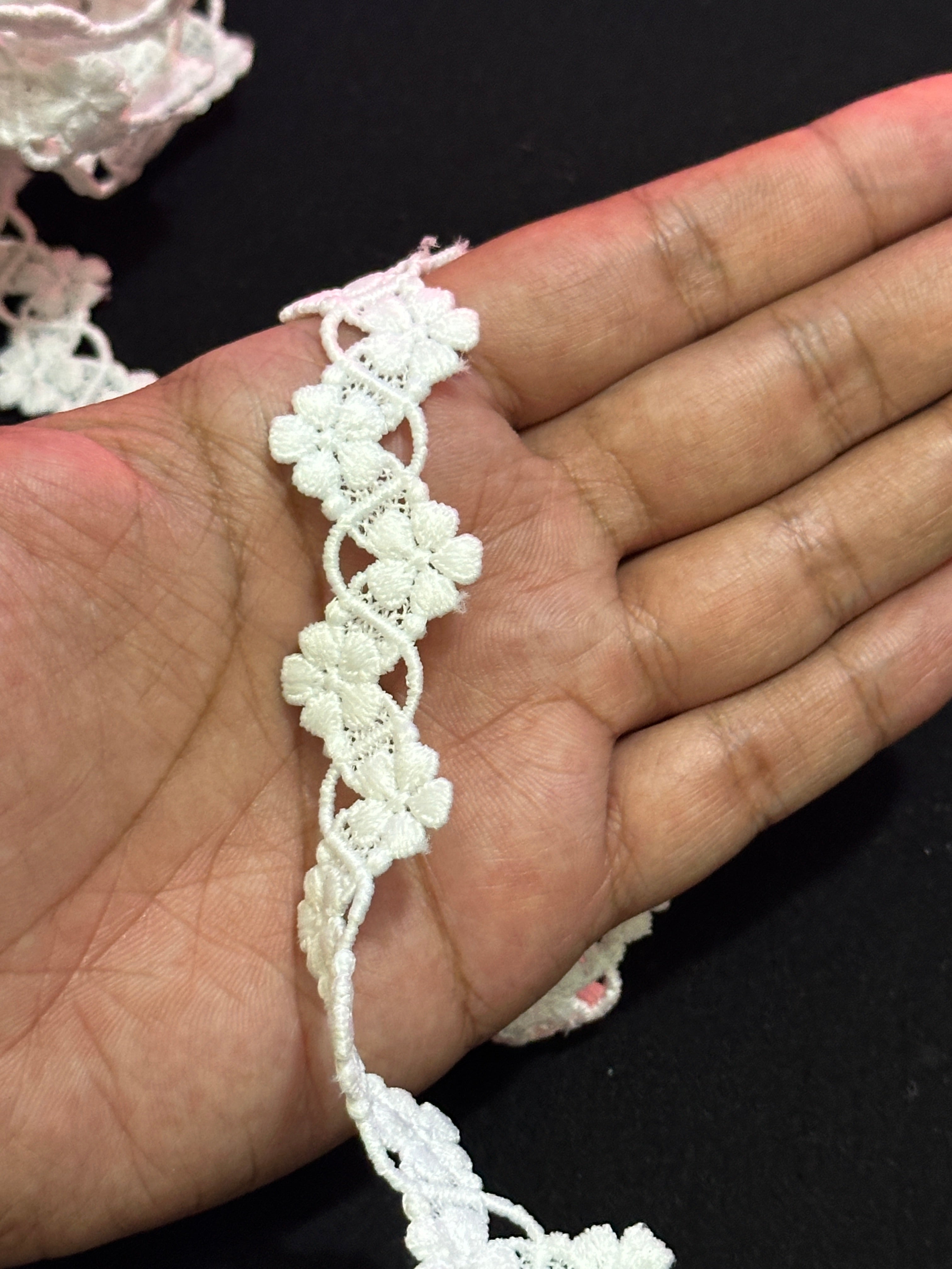 Designer 3D Milky Lace - ( L361 )