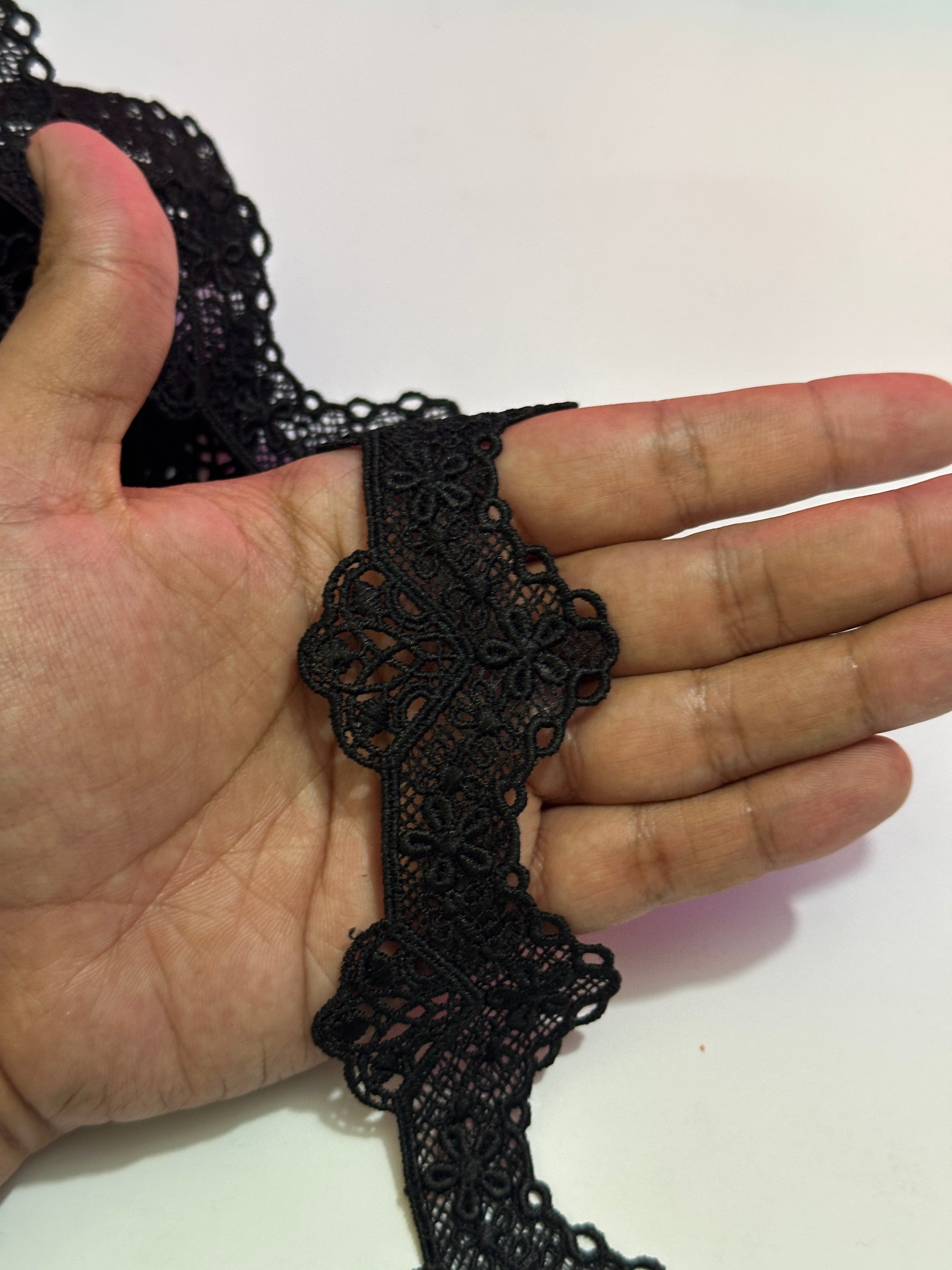 Designer 3D Milky Lace - ( L362 )