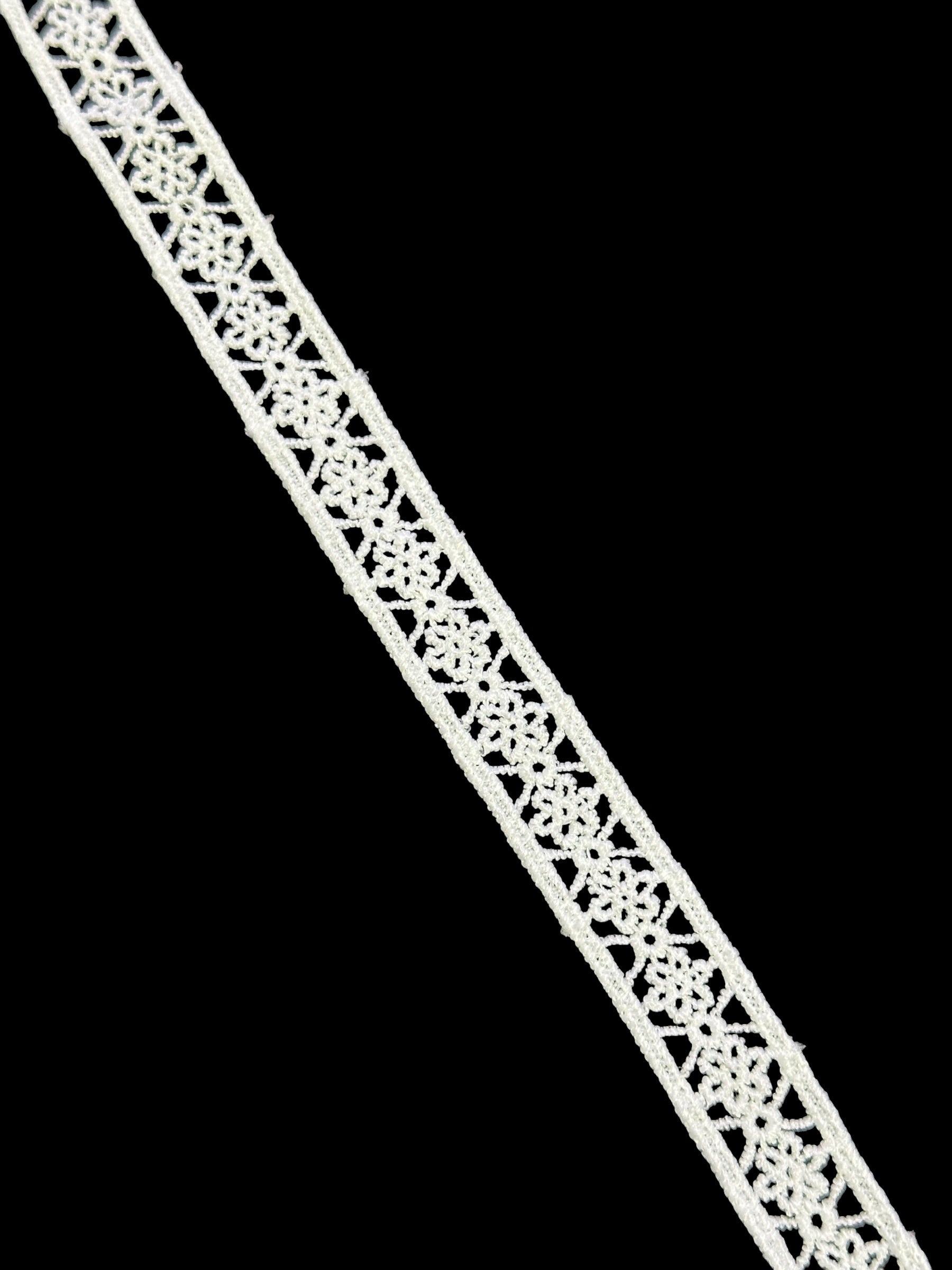 🌿 Milky Border Lace Feeta / Filling –  ( L386 )