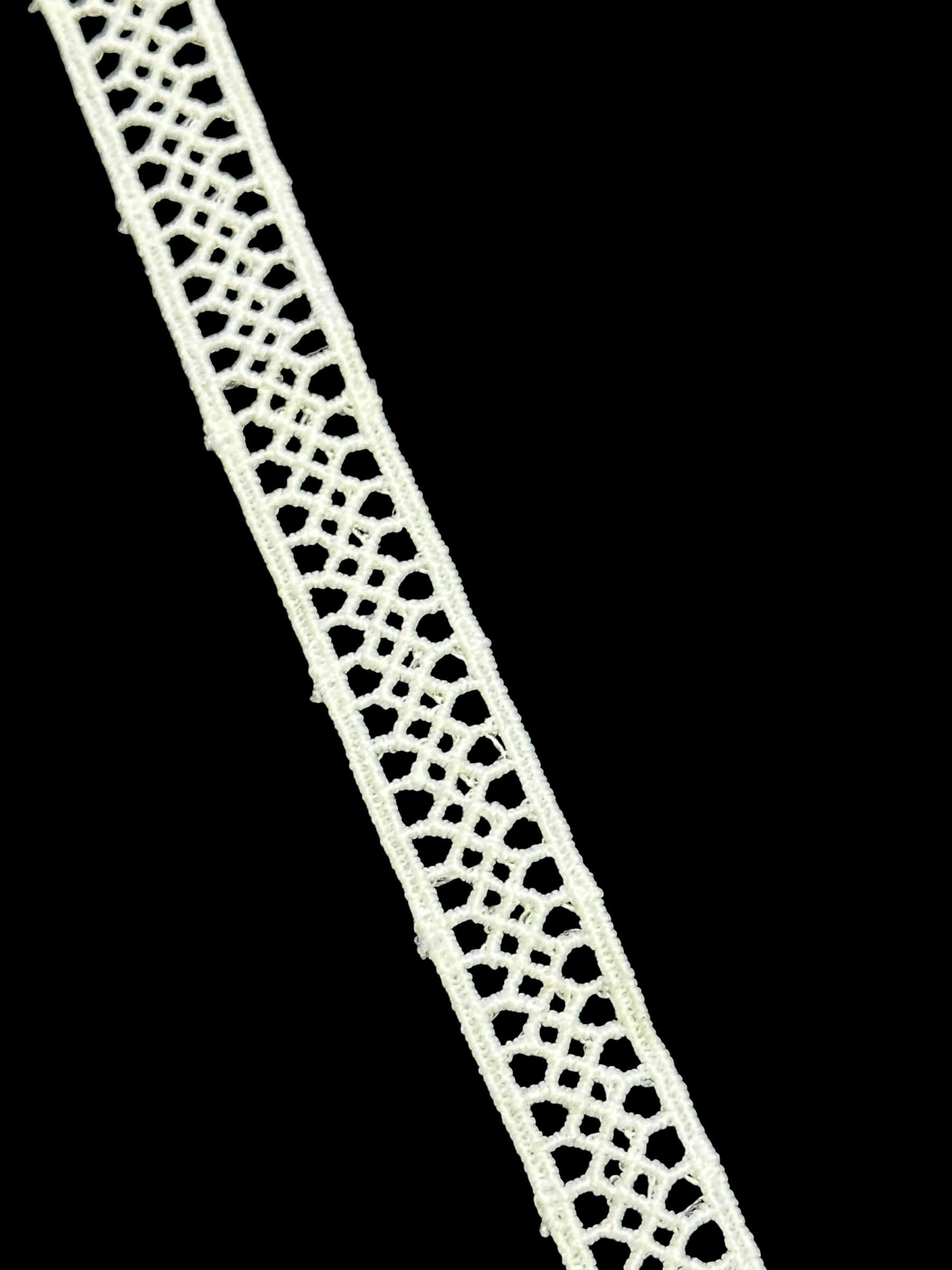 🌿 Milky Border Lace Feeta / Filling –  ( L381 )