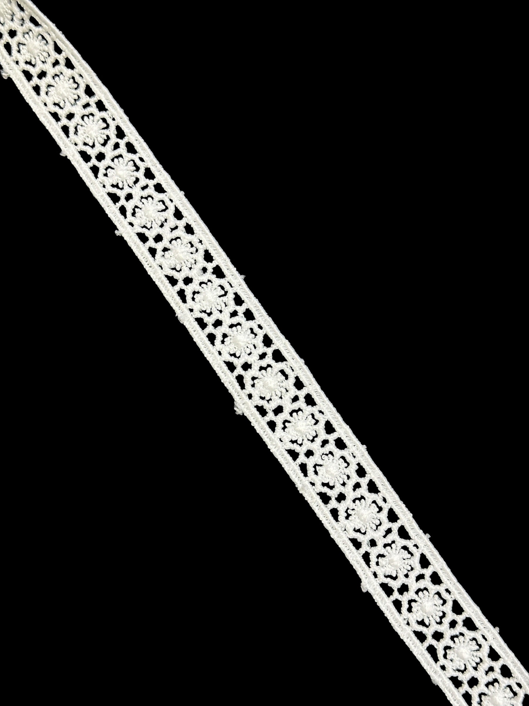 🌿 Milky Border Lace Feeta / Filling –  ( L420 )