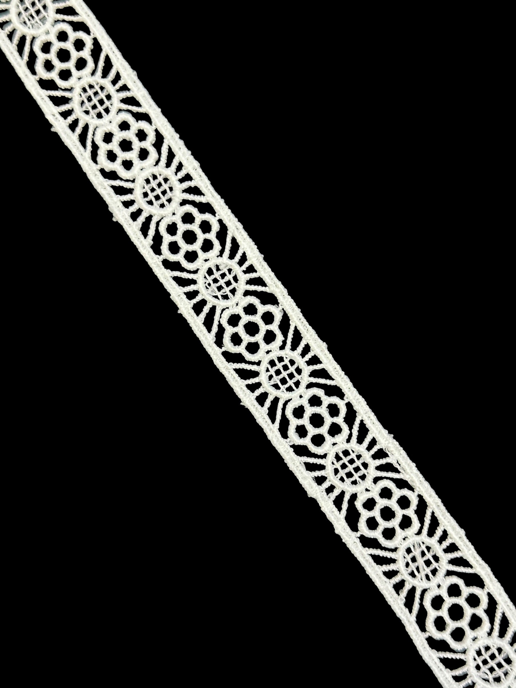 🌿 Milky Border Lace Feeta / Filling –  ( L419 )