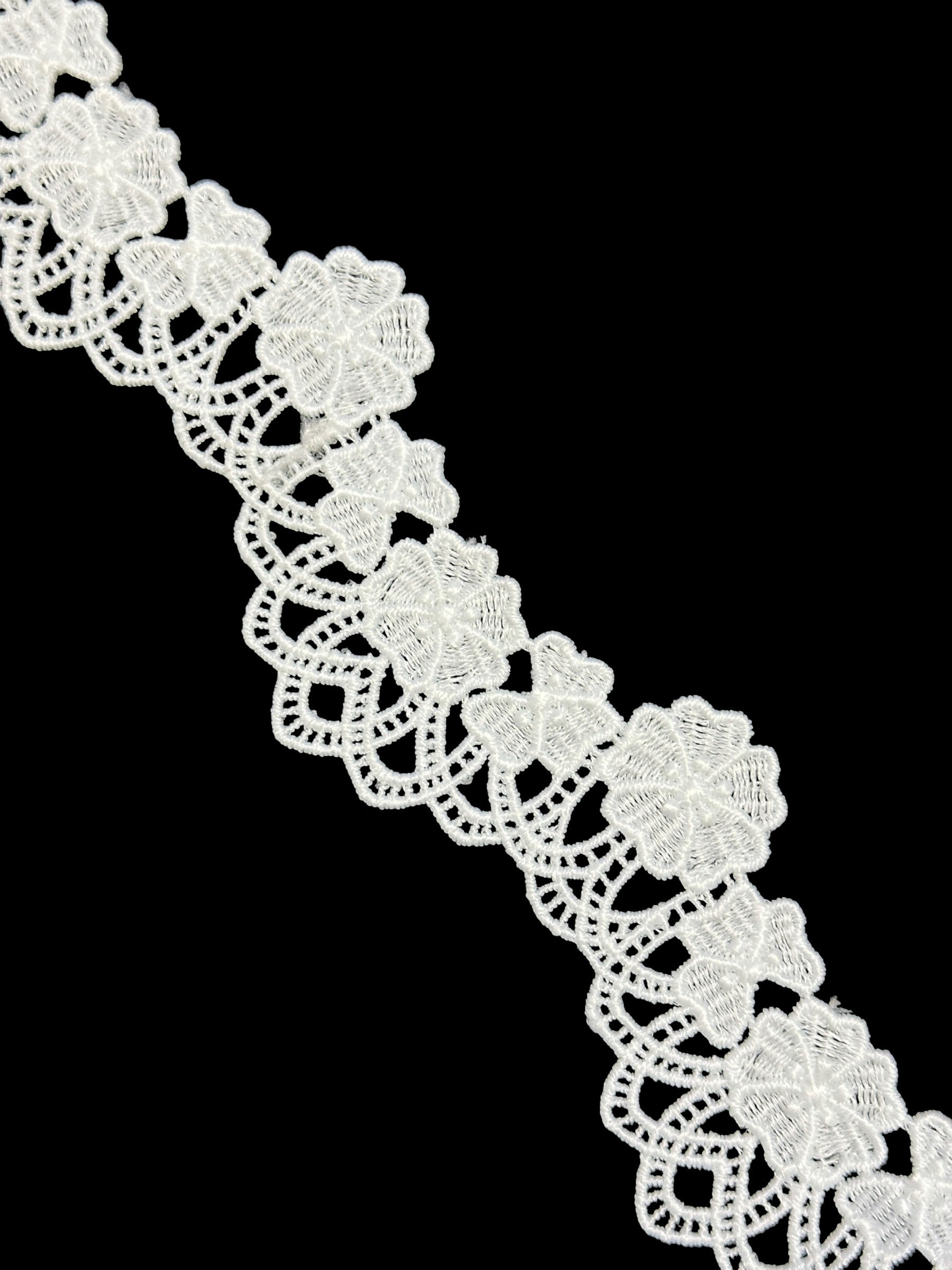 🌿 Designer 3D Milky Lace - ( L416 )