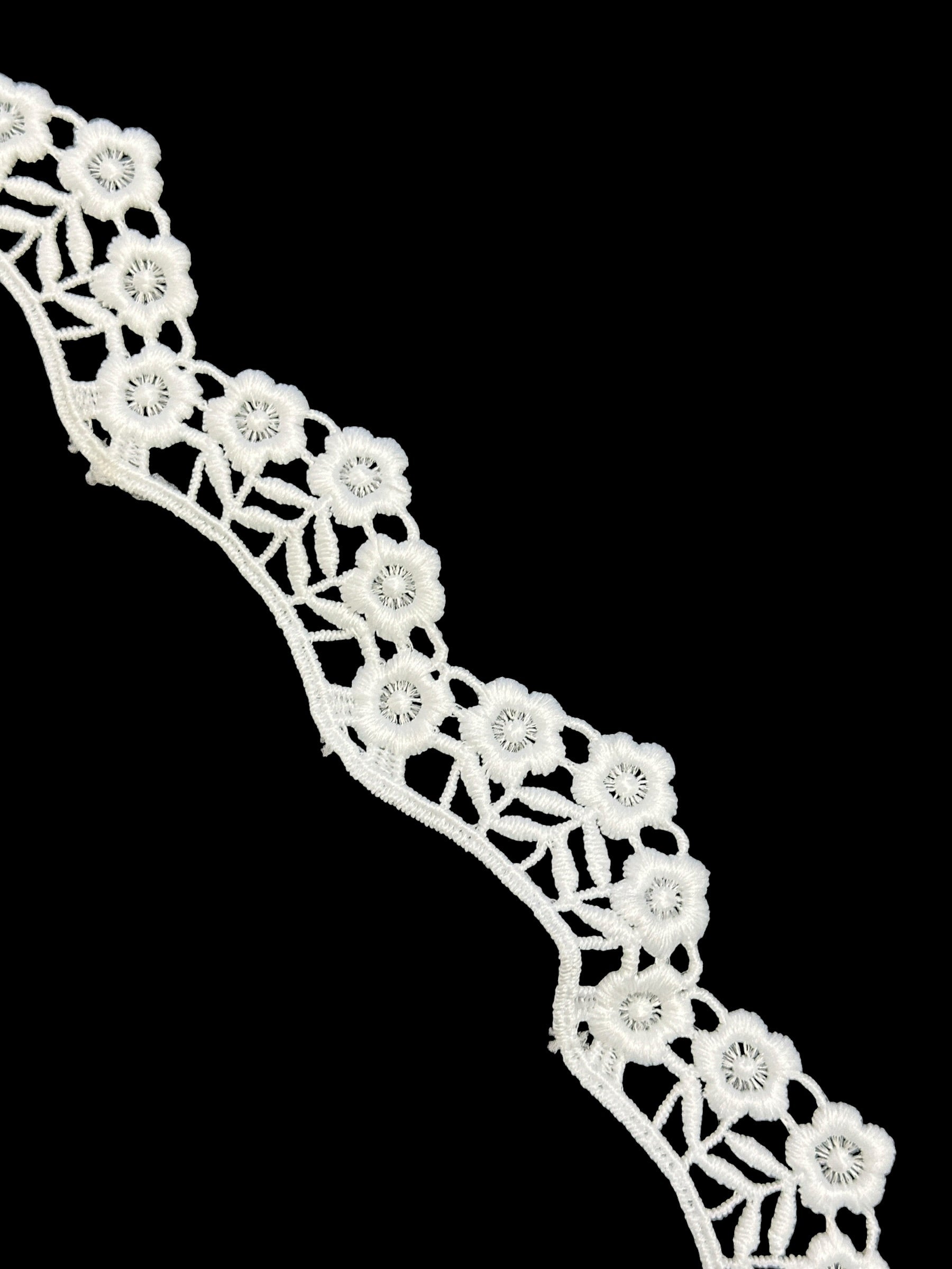 🌿 Designer 3D Milky Lace - ( L415 )