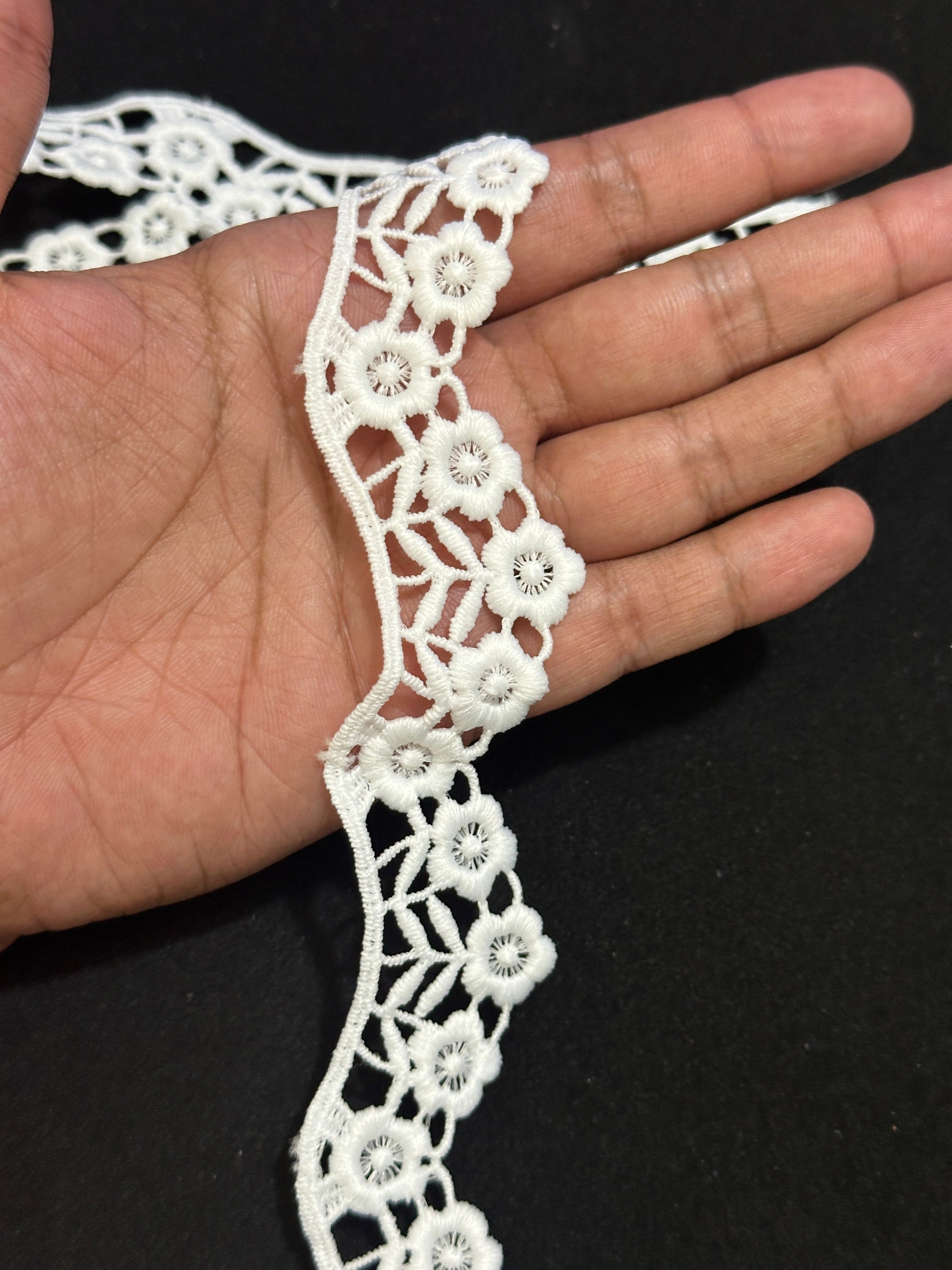🌿 Designer 3D Milky Lace - ( L415 )