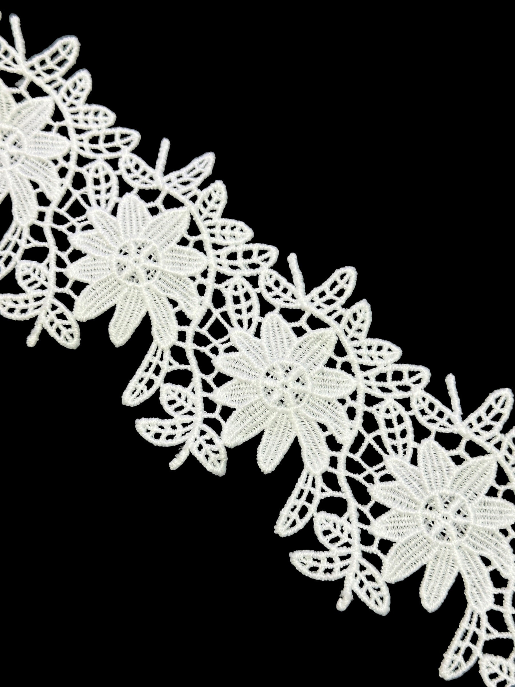 🌿 Designer 3D Milky Lace - ( L410 )