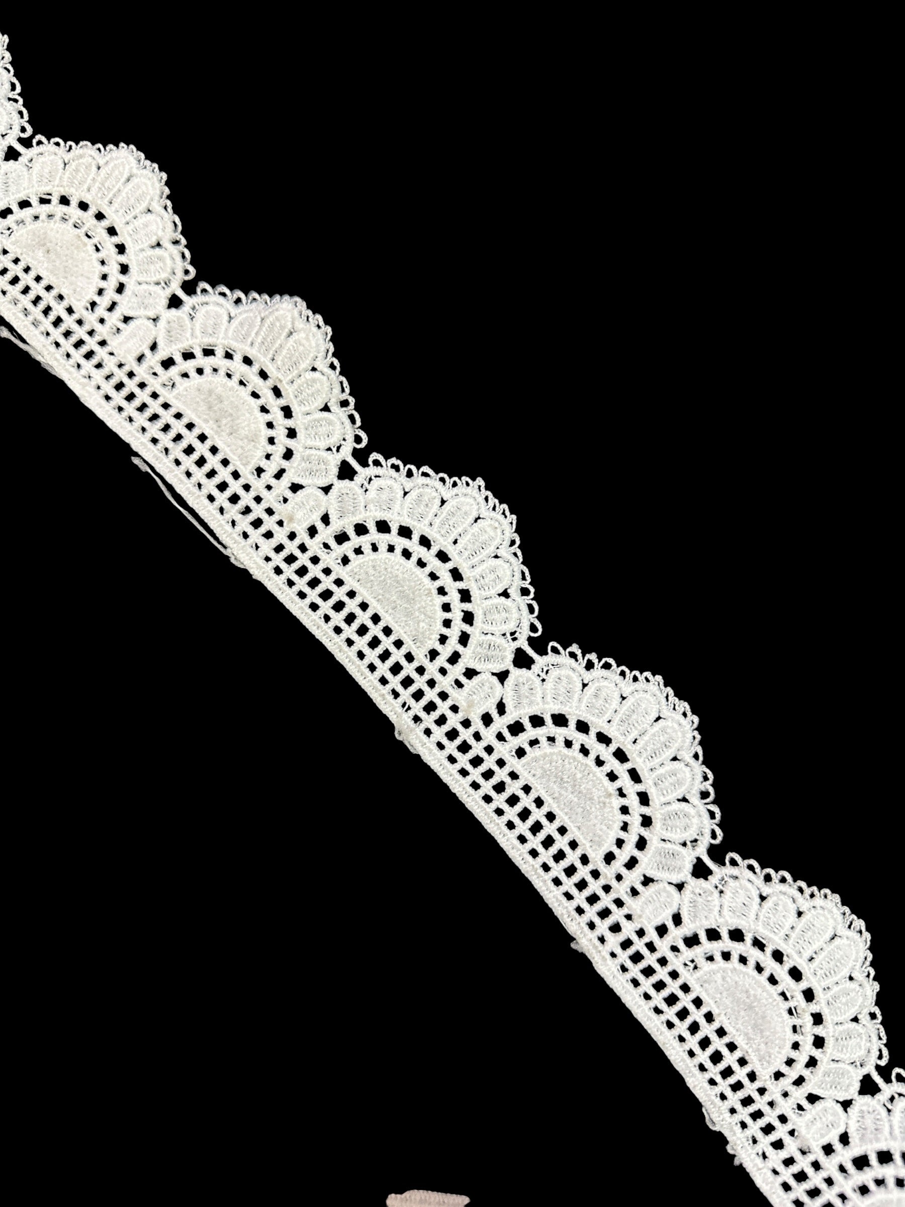 🌿 Designer 3D Milky Lace - ( L438 )