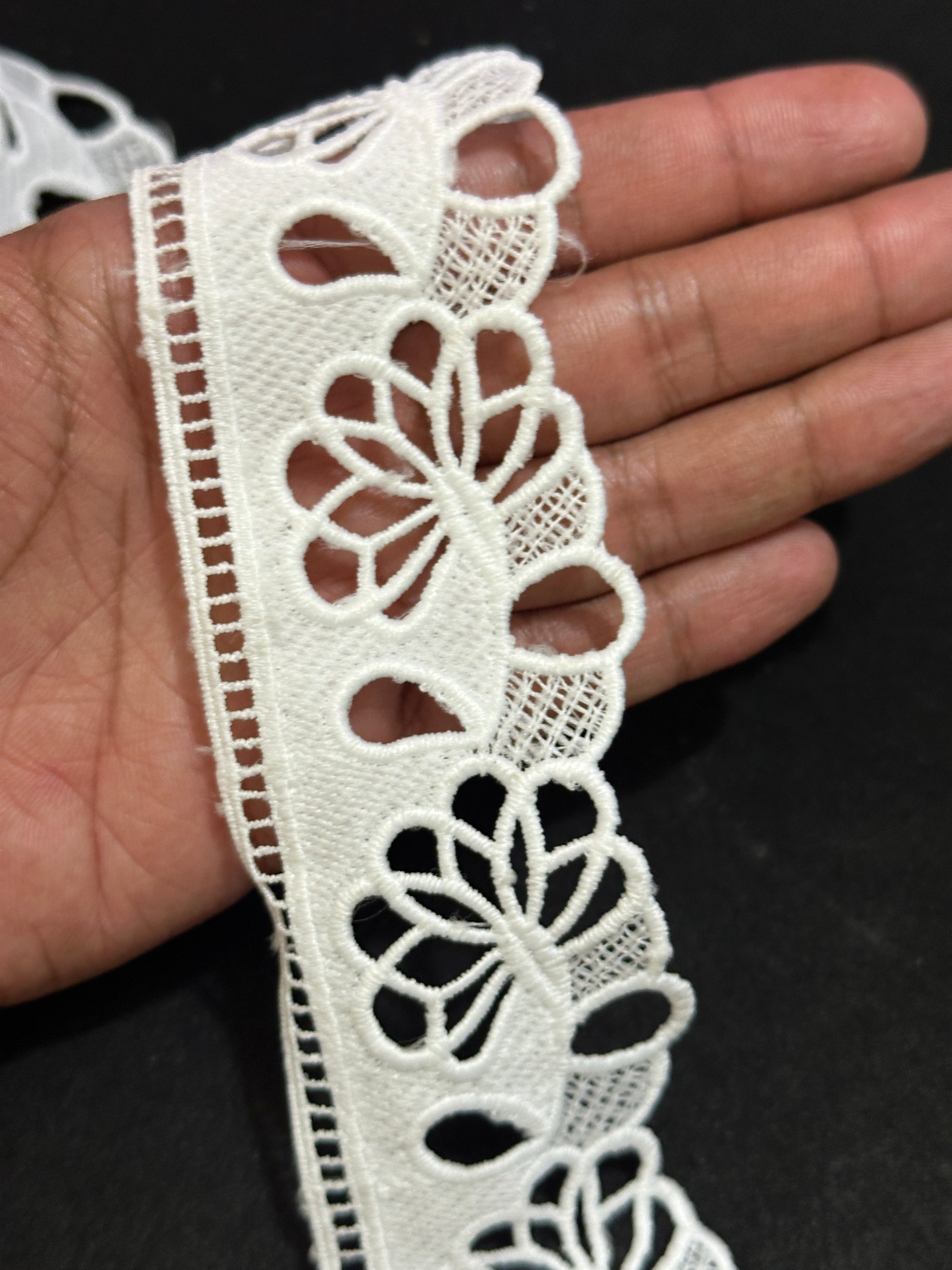 🌿 Designer 3D Milky Lace - ( L441 )