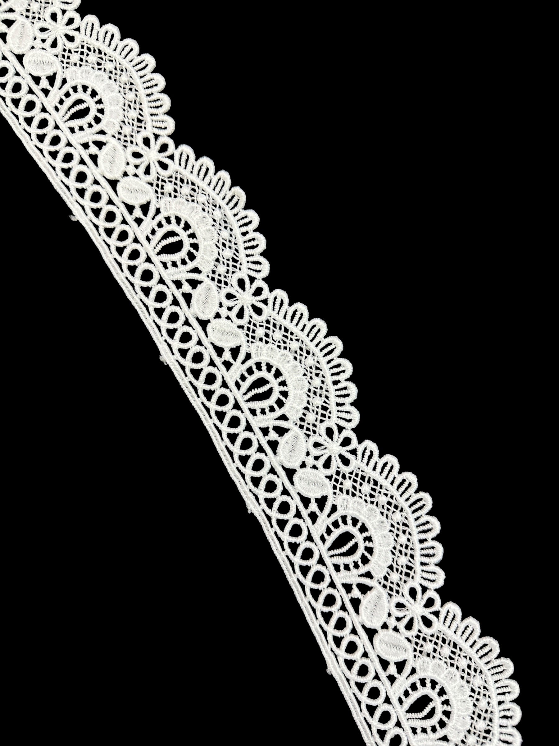 🌿 Designer 3D Milky Lace - ( L442 )