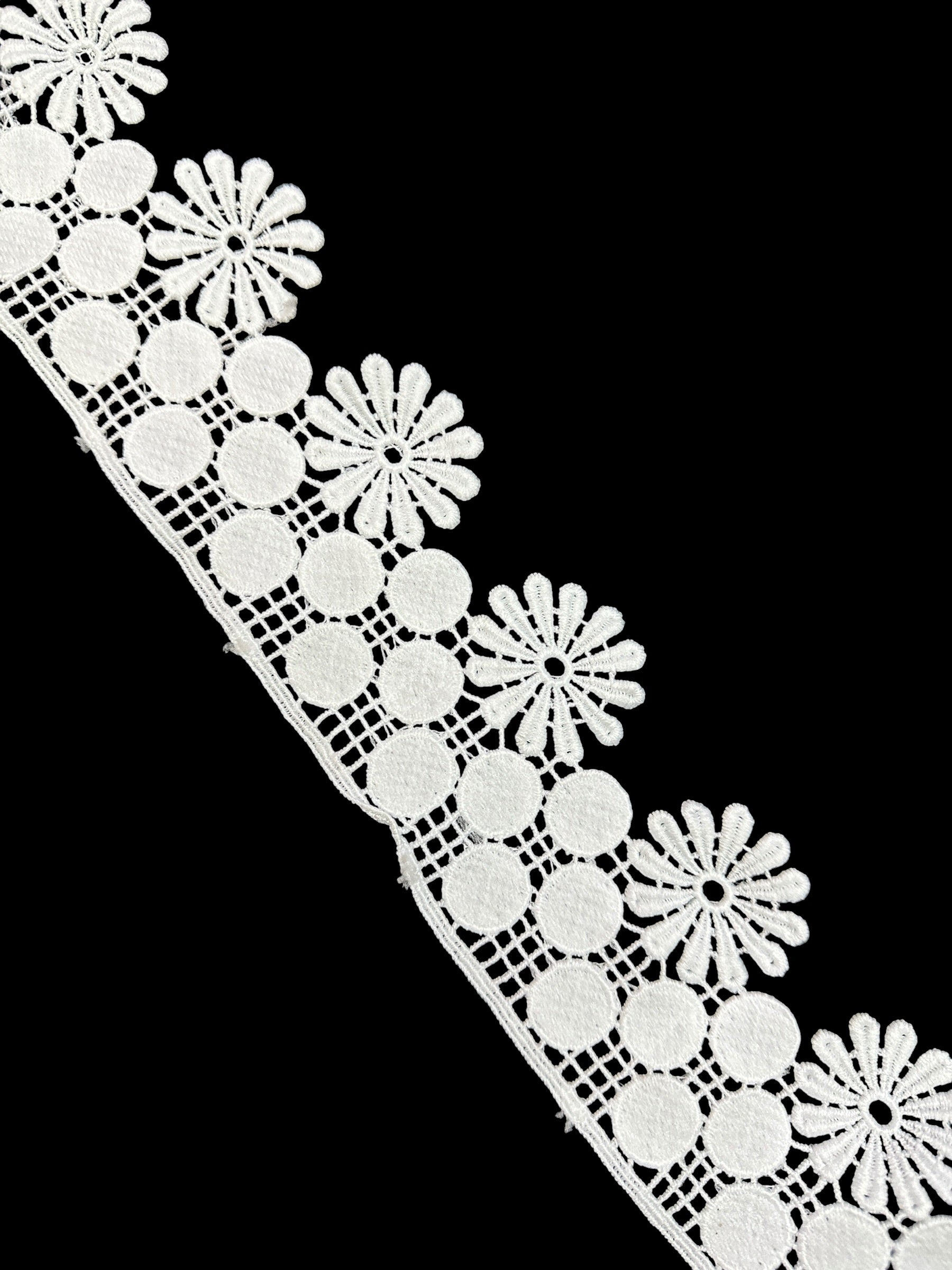 🌿 Designer 3D Milky Lace - ( L443 )