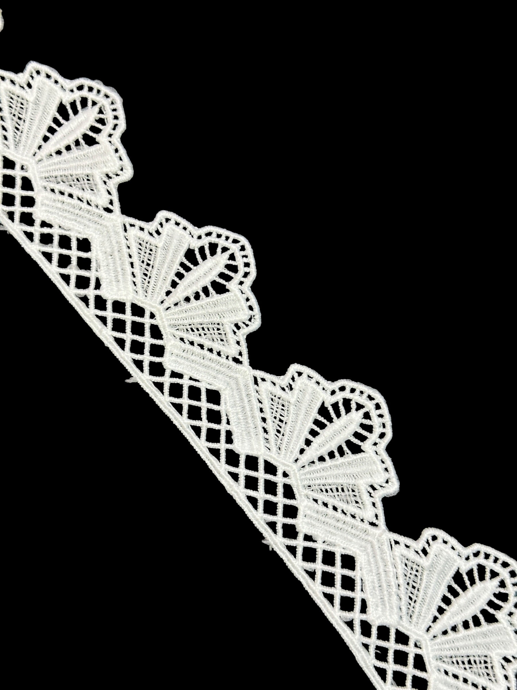 🌿 Designer 3D Milky Lace - ( L445 )
